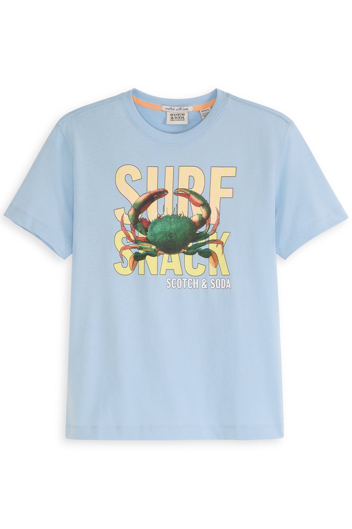 BOYS S&S GRAPHIC TEE LT BLUE PASTEL by Scotch & Soda