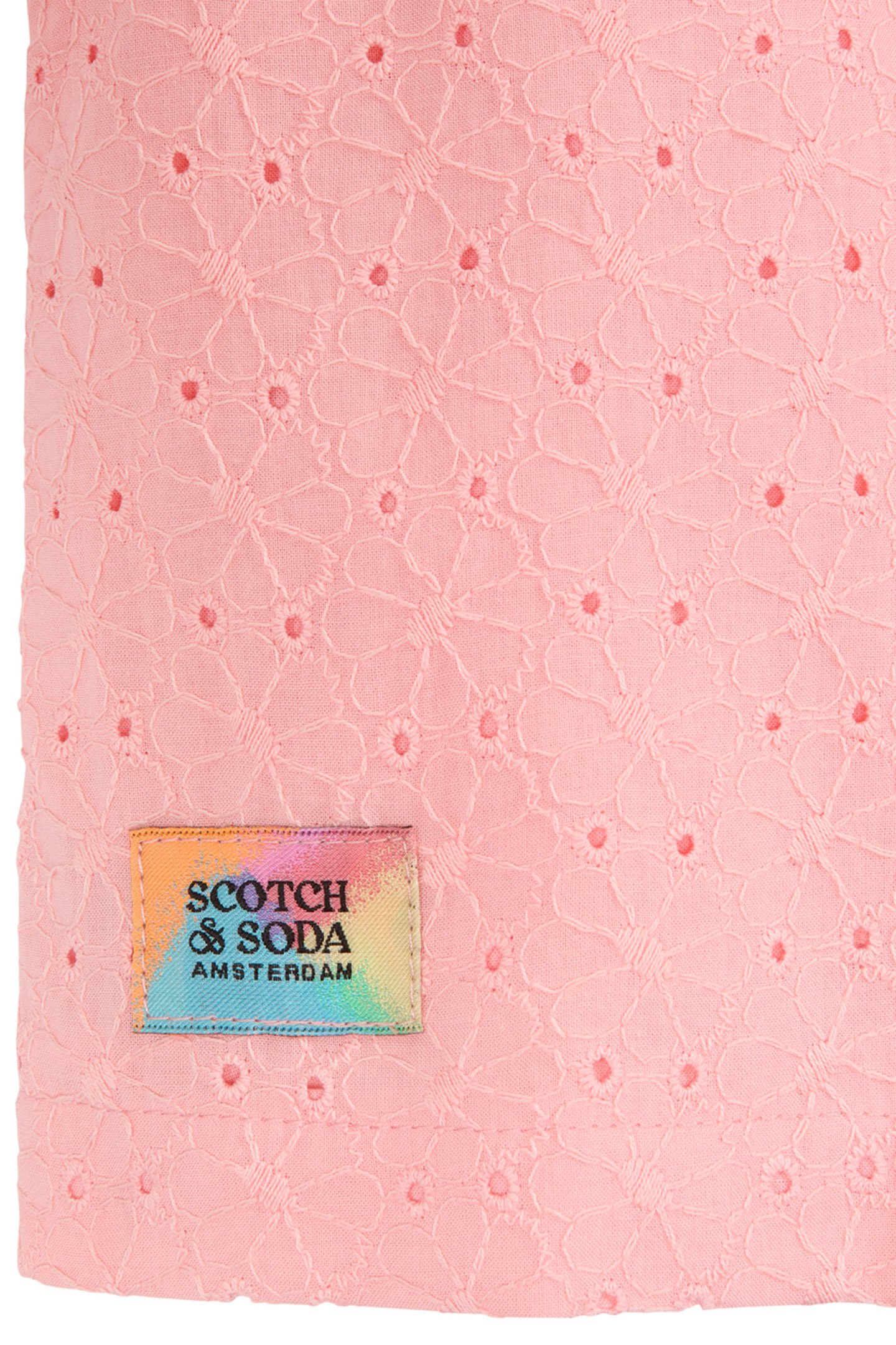 GIRLS S&S GIRLS SHORT LT PASTEL PINK 3