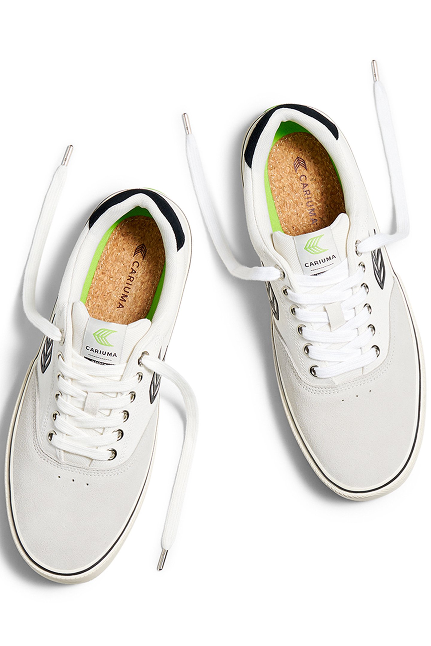 NAIOCA PRO VINTAGE WHITE SUEDE OFF-WHITE CANVAS BLACK LOGO S 3