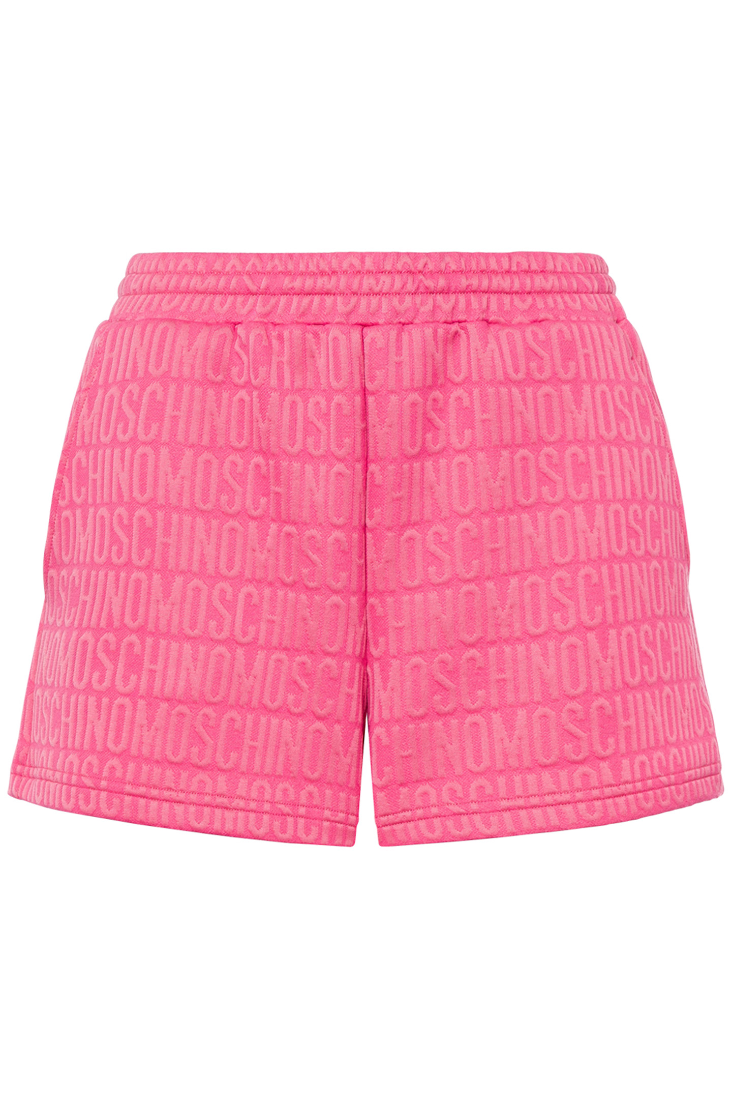 ALLOVER LOGO FLEECE SHORTS PINK 3