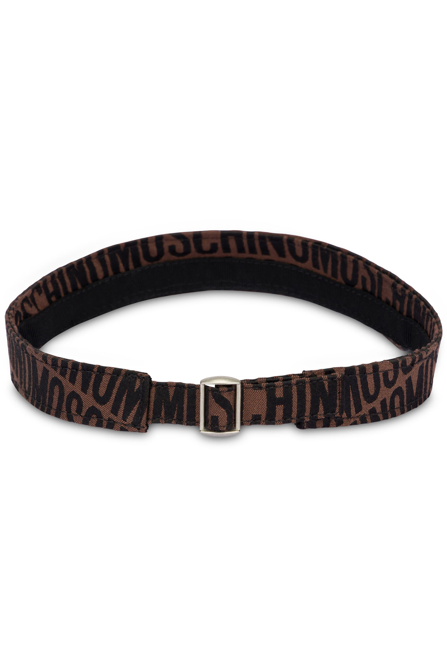 NYLON VISOR ALLOVER LOGO BROWN 2