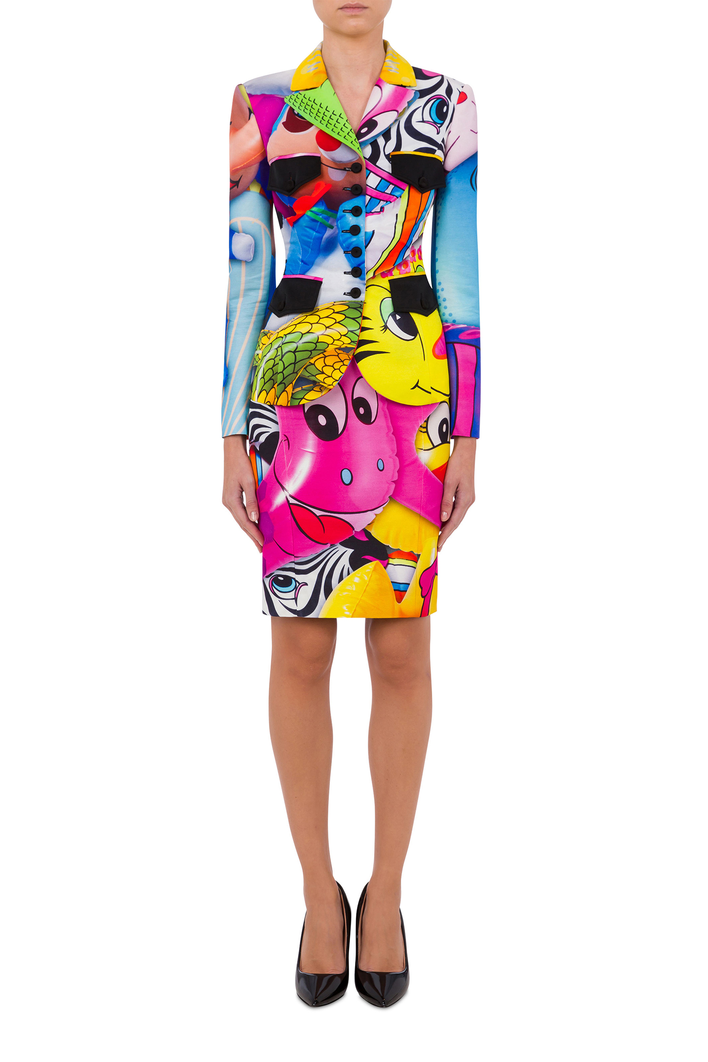 INFLATABLE ANIMALS OTTOMAN JACKET MULTICOLOUR 1