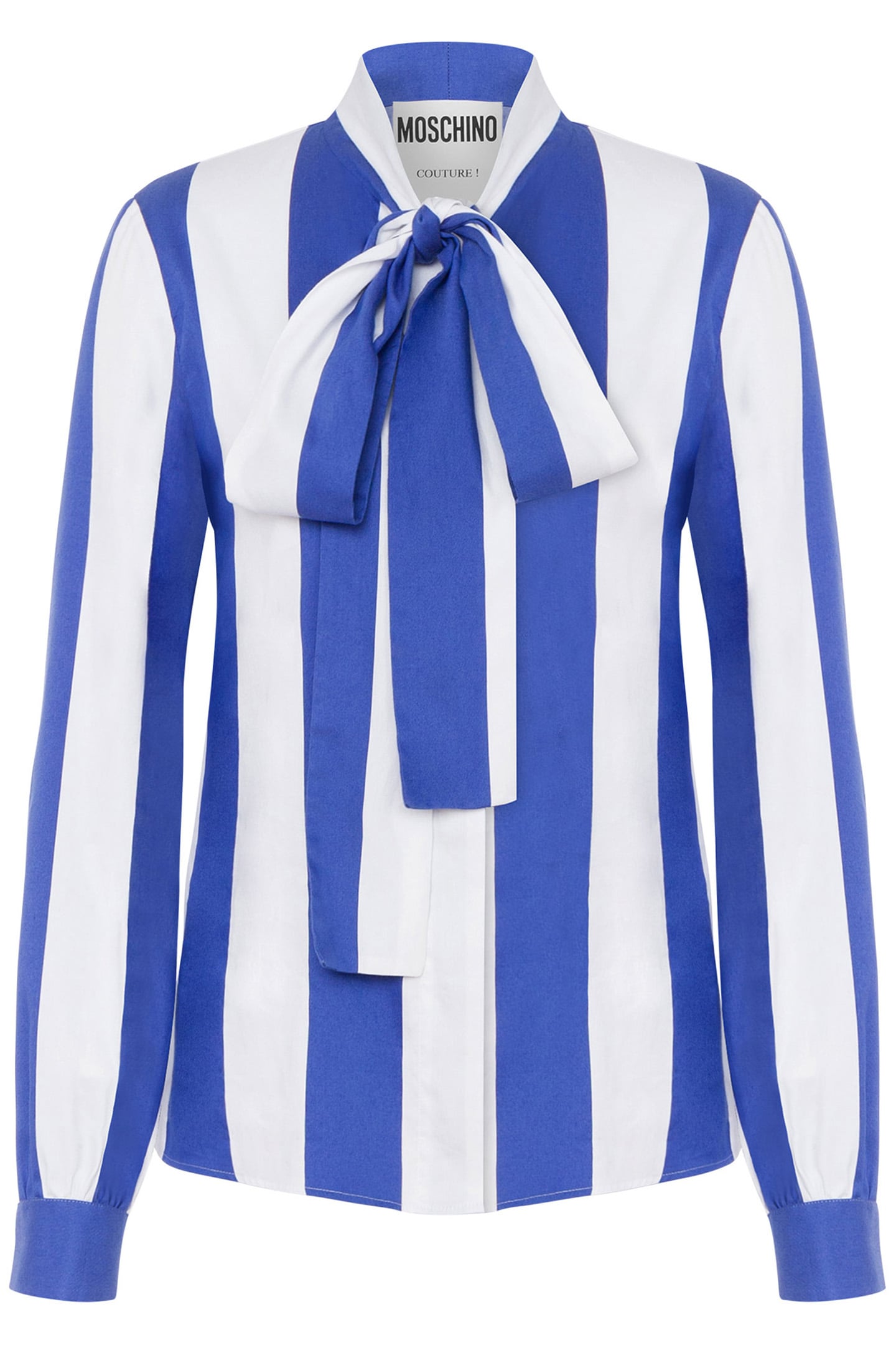 STRIPED SHIRT IN COTTON AND SILK BARRÈ WHITE 3