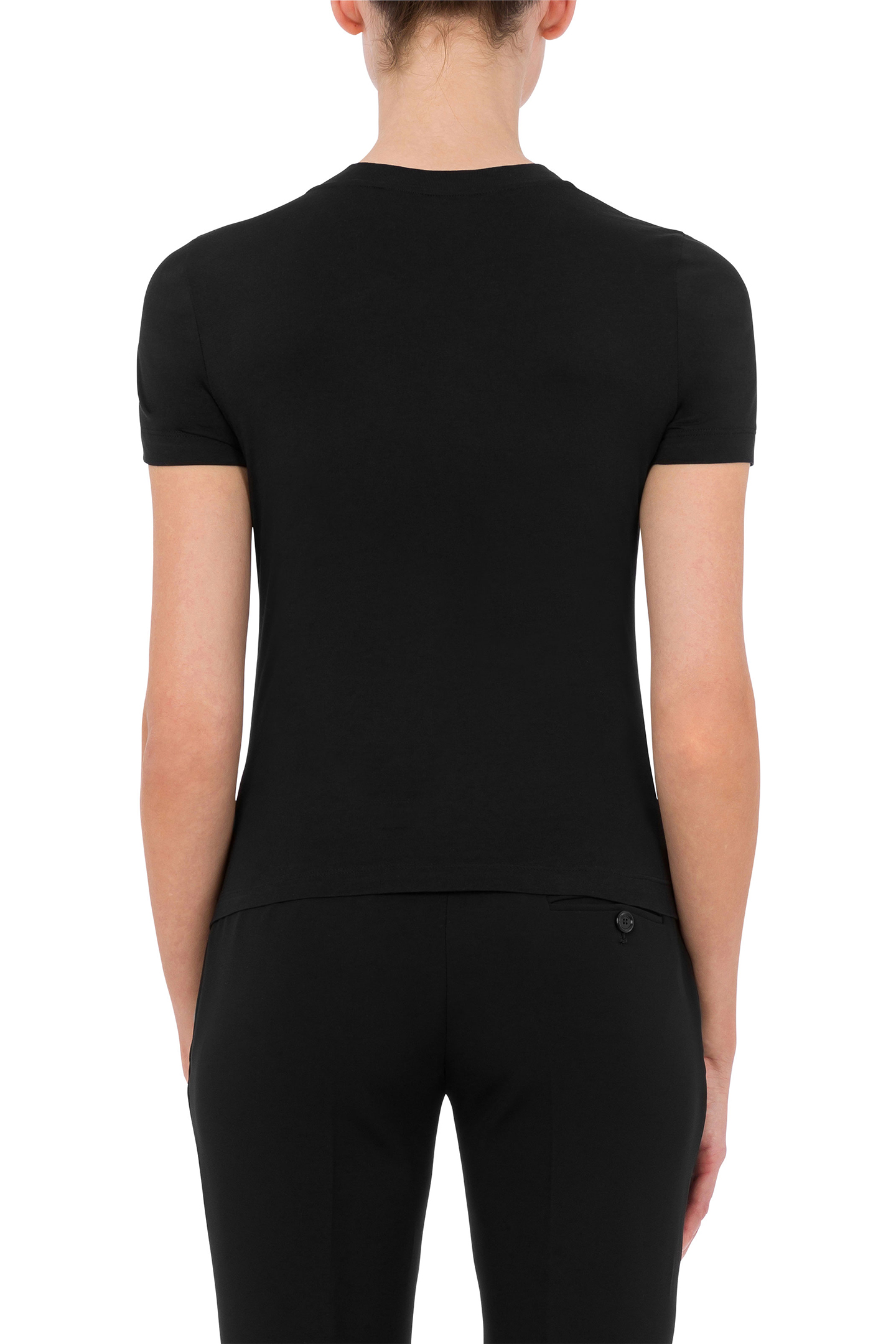 INFLATABLE HEART ORGANIC JERSEY T-SHIRT BLACK 2