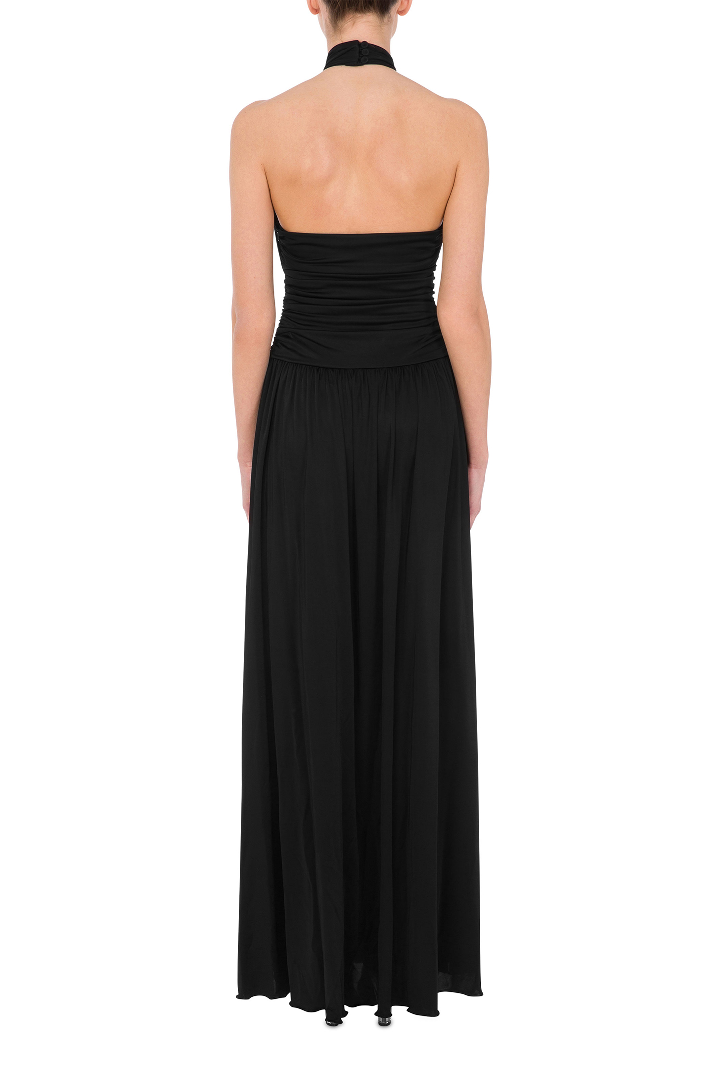 INFLATABLE HEARTS ORGANZINE DRESS BLACK 2