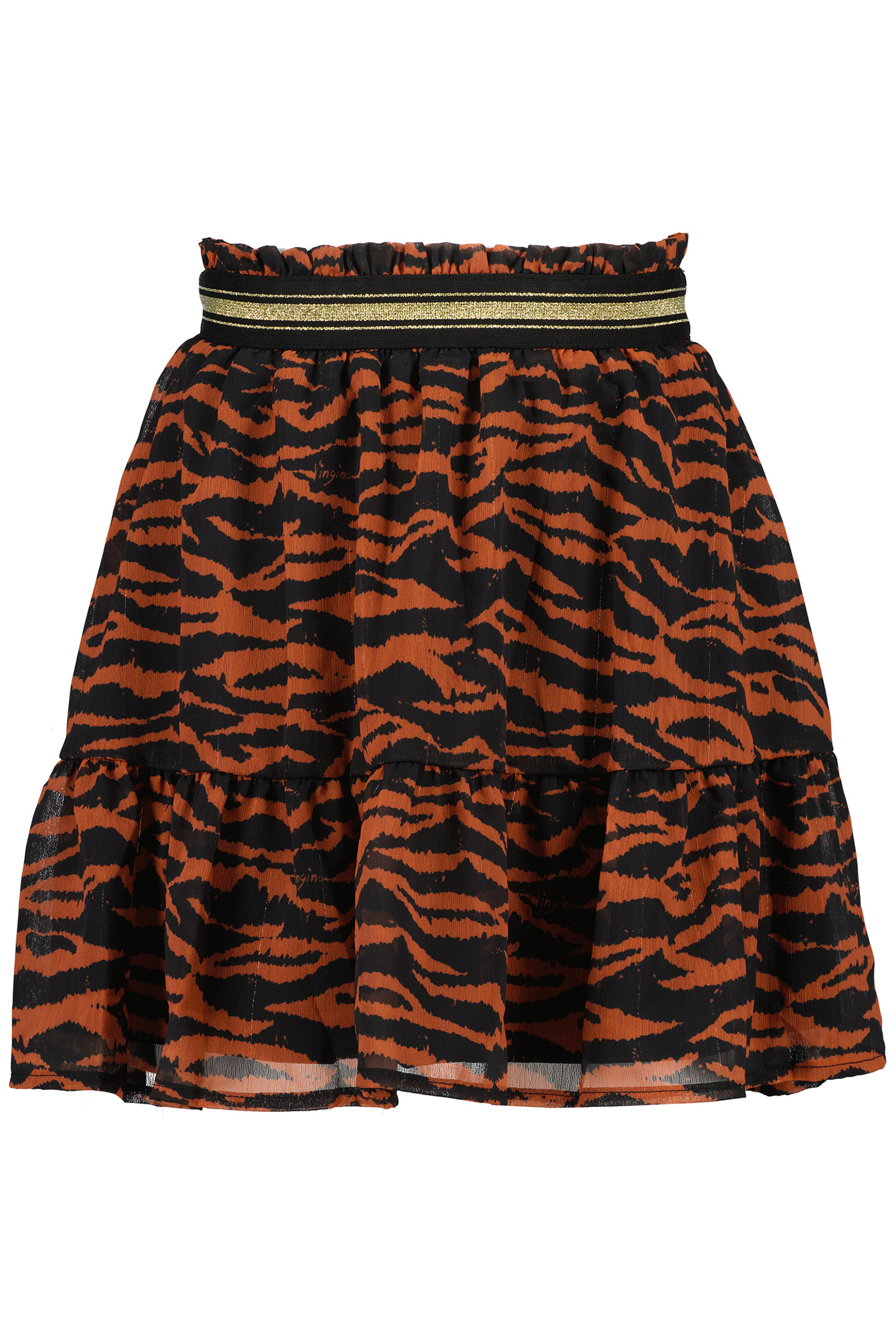 GIRL'S QAMANTHA MIDI SKIRT BROWN RUST 1