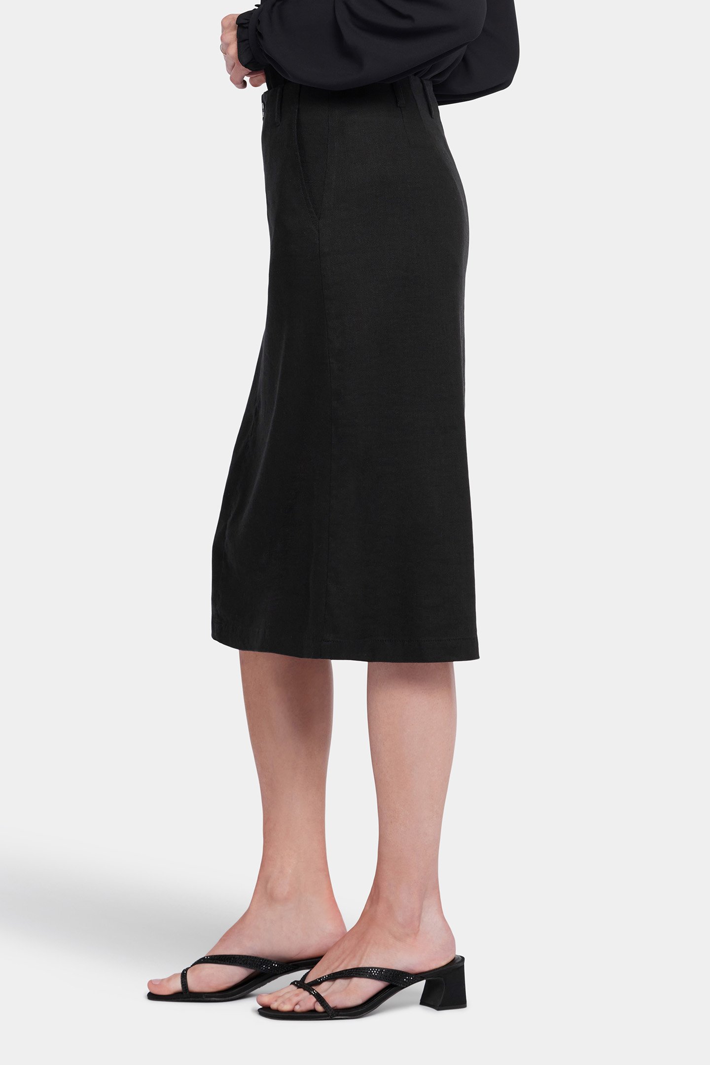MARILYN A-LINE SKIRT BLACK 5