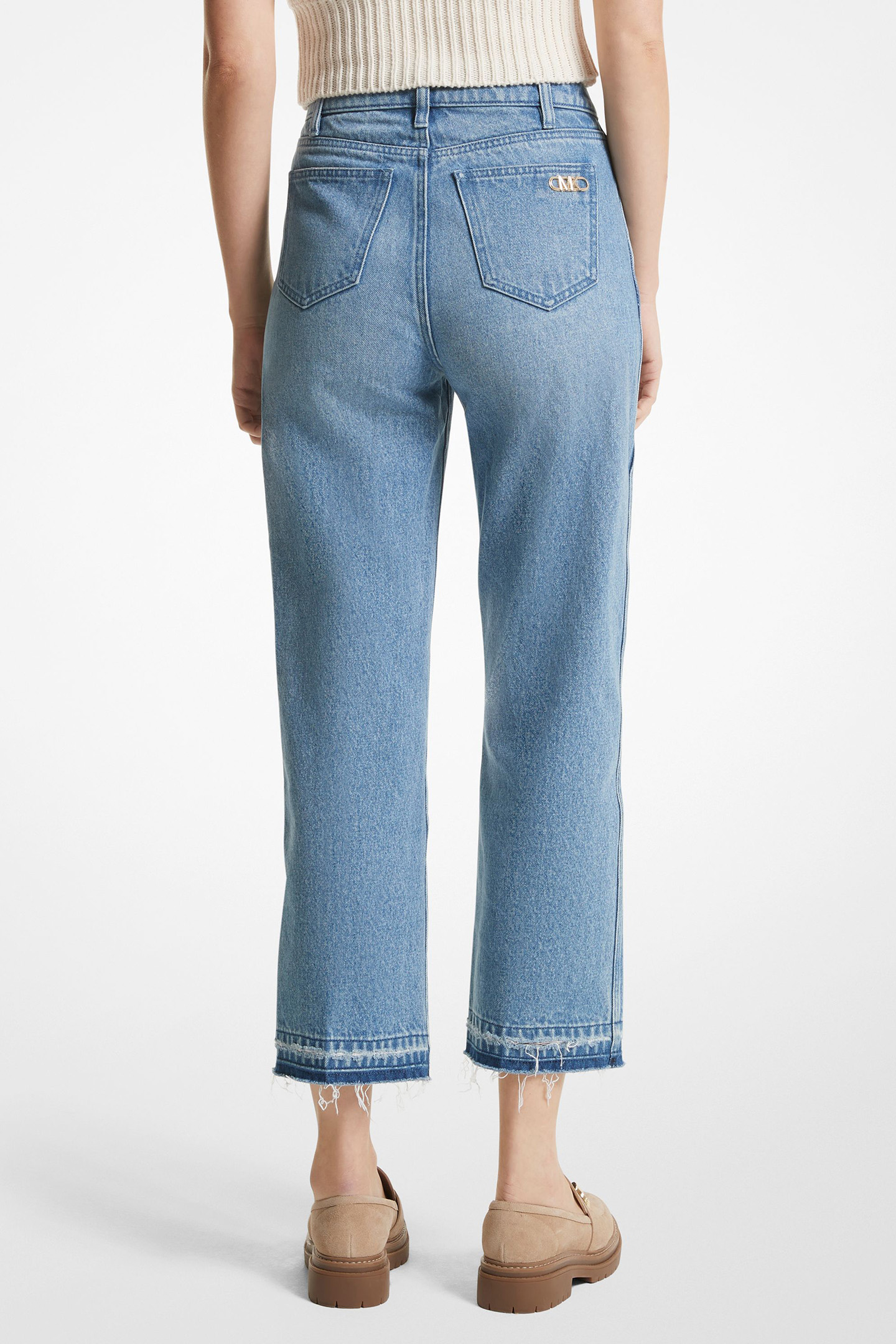 CROPPED FLARE JEAN IN LIGHT BLUE WASH 2