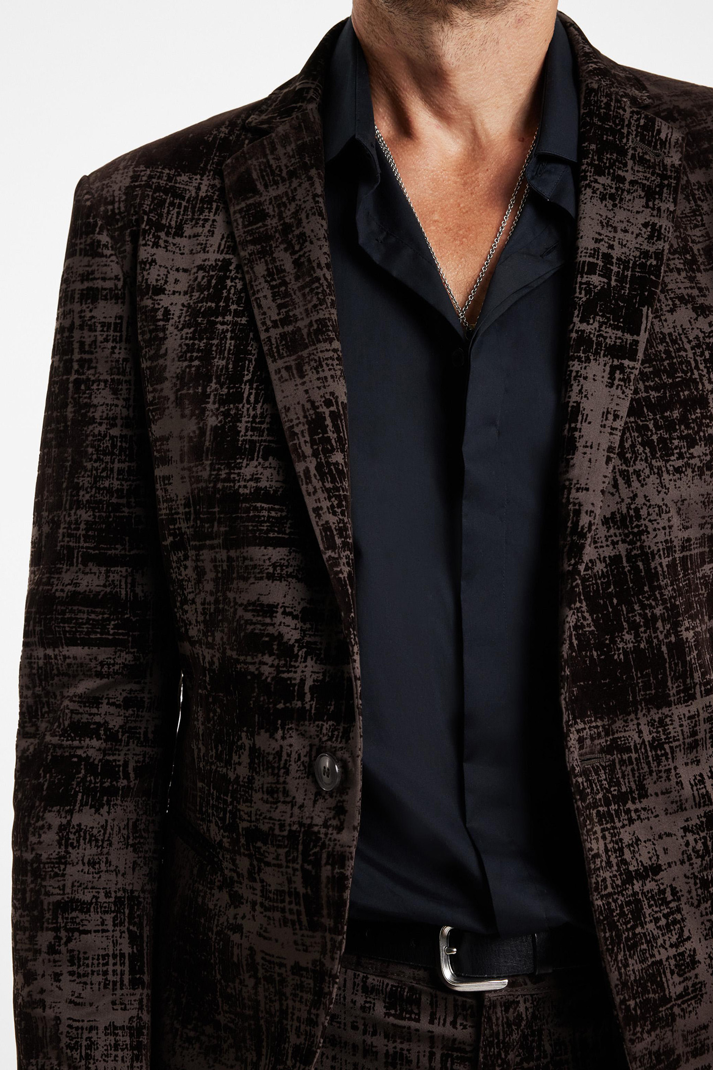 DALTON JACKET - SLIM FIT NOTCH LAPEL ONE OLD BARK 3