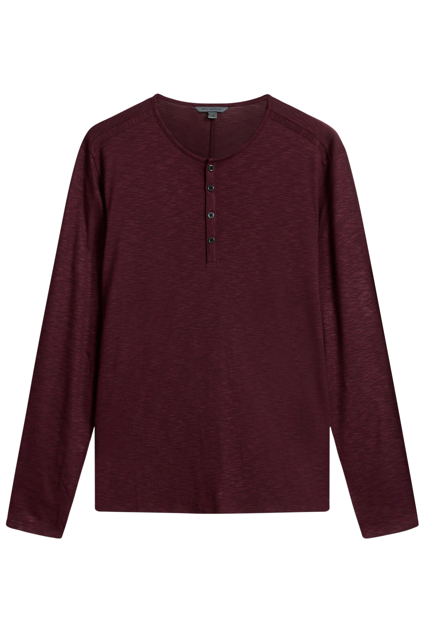 DANVILLE REGULAR FIT LS HENLEY SCARLET 2