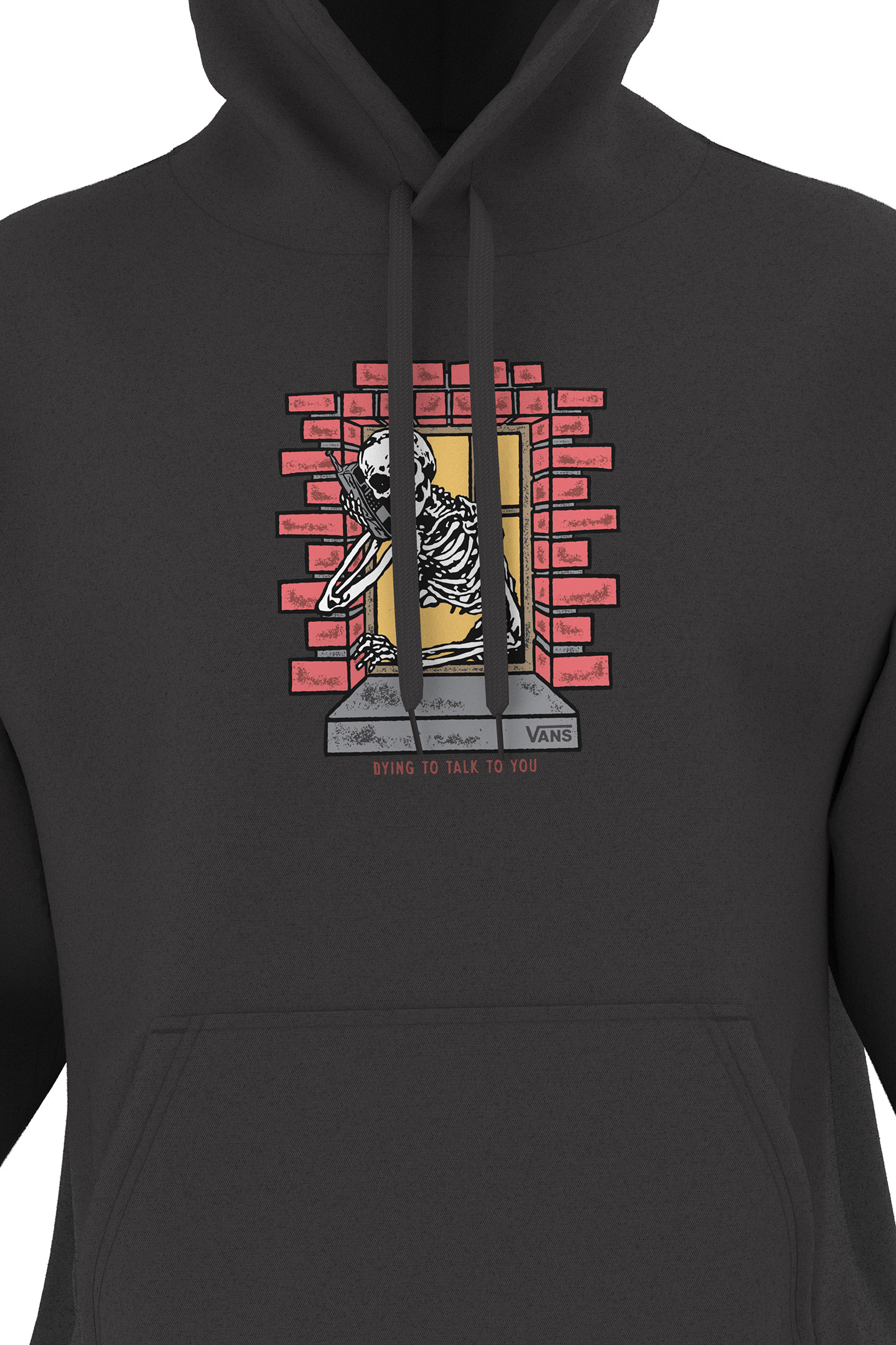 SKULL WINDOW PULLOVER BLACK 3