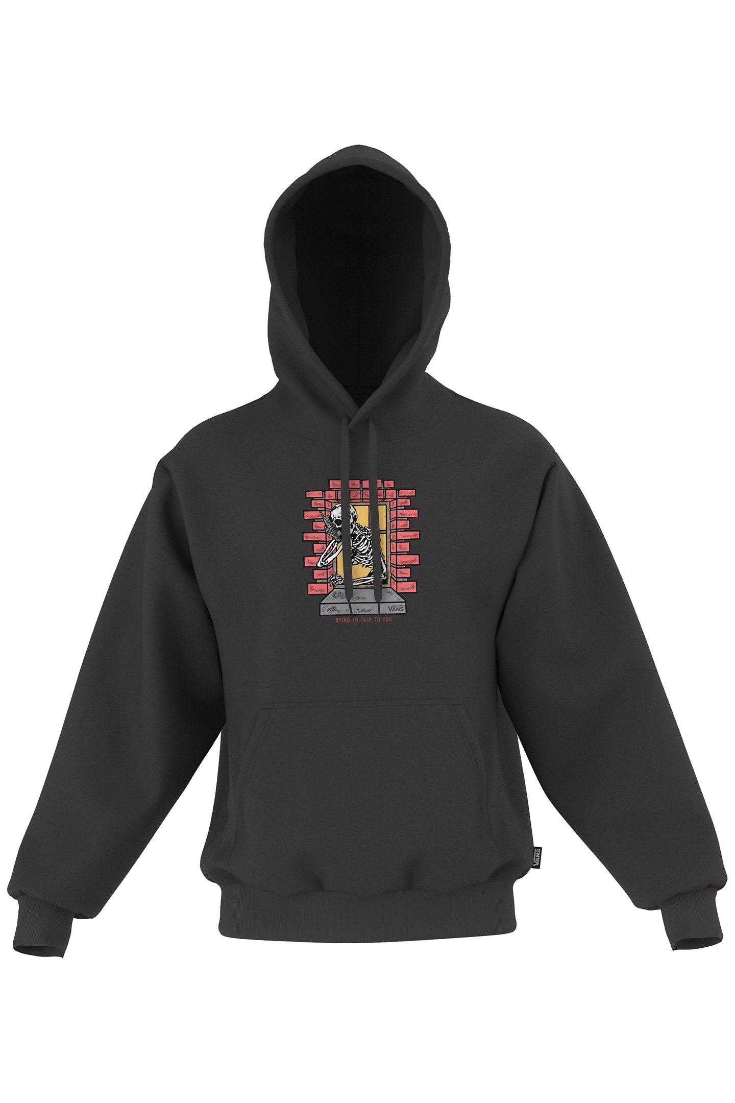 SKULL WINDOW PULLOVER BLACK 1