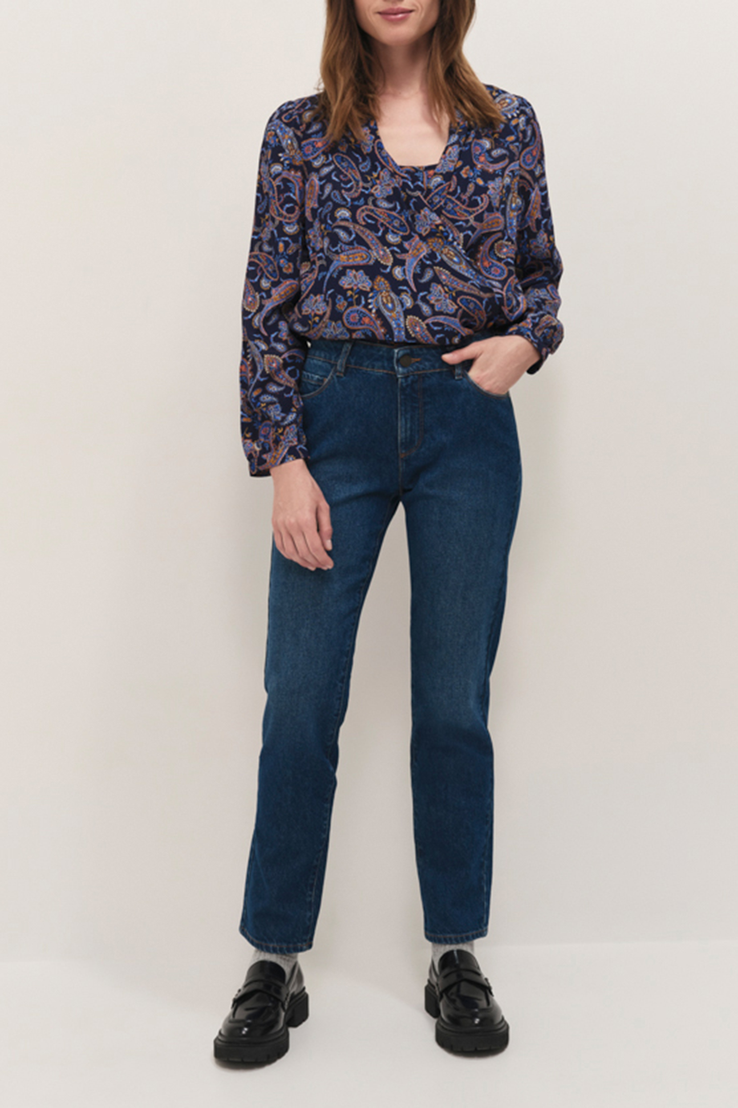 LE CARLA - MOONLIGHT 7/8 STRAIGHT JEANS 3