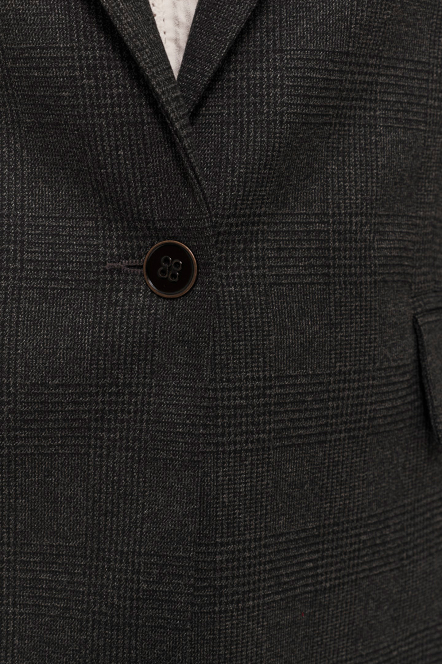 VALOU - CHARCOAL PRINCE OF WALES PATTERN SUIT JACKET 6