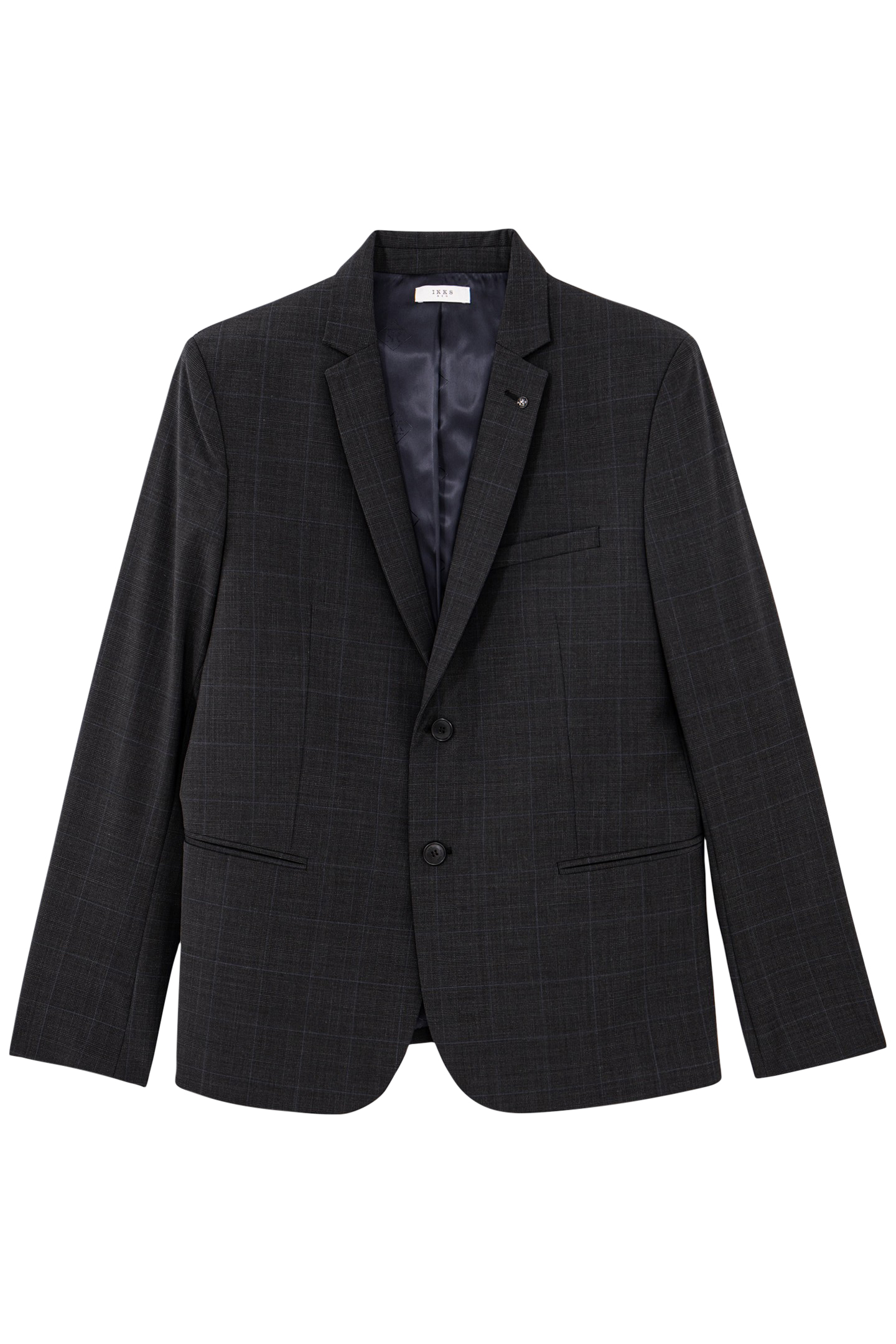ANTHRACITE CHECK SUIT JACKET 4
