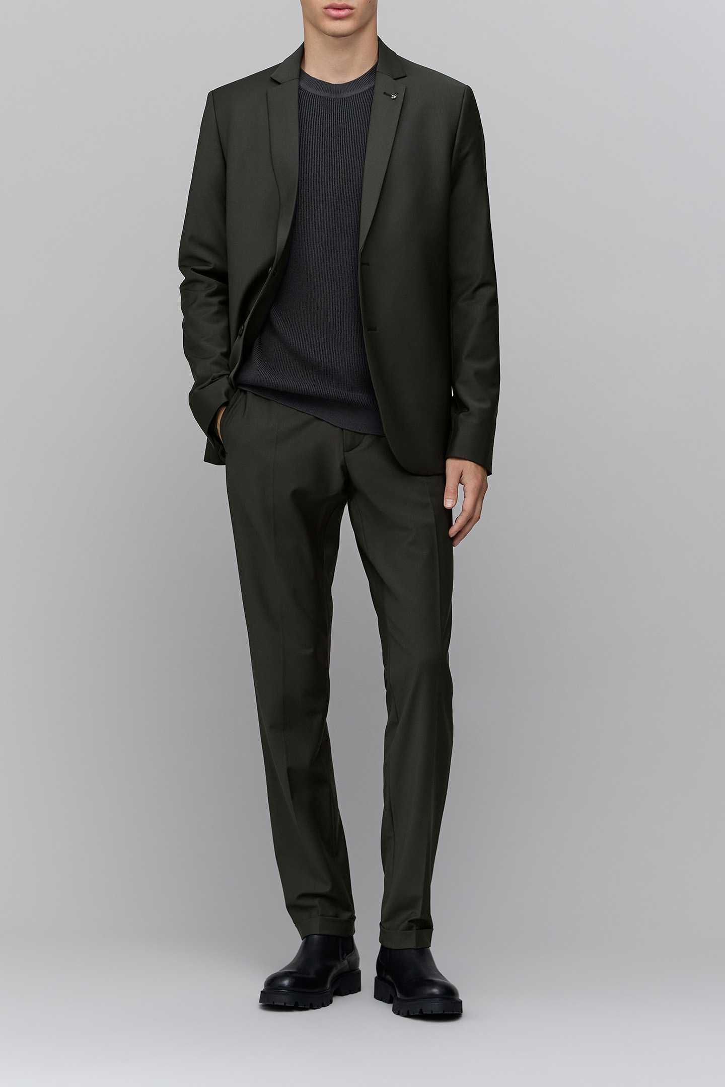 ULTRA MOBILITY KHAKI SUIT JACKET 3