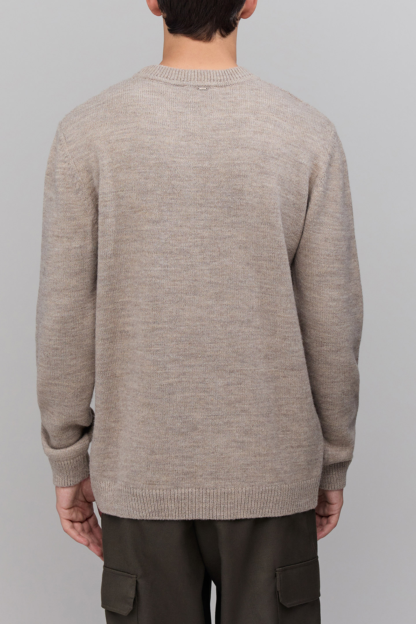 RAW KNIT CABLE SWEATER 2