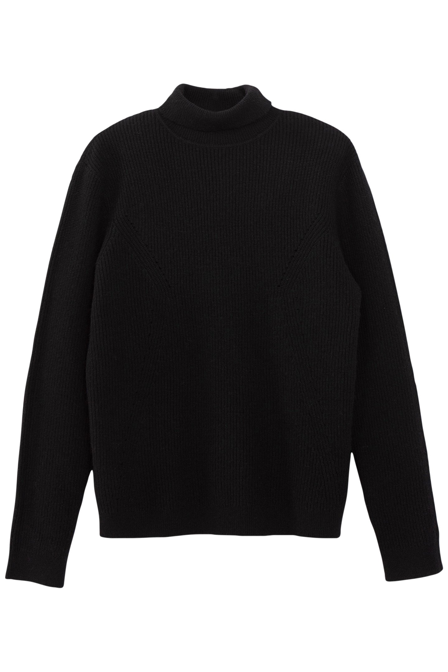 BLACK TURTLENECK KNIT JUMPER 4