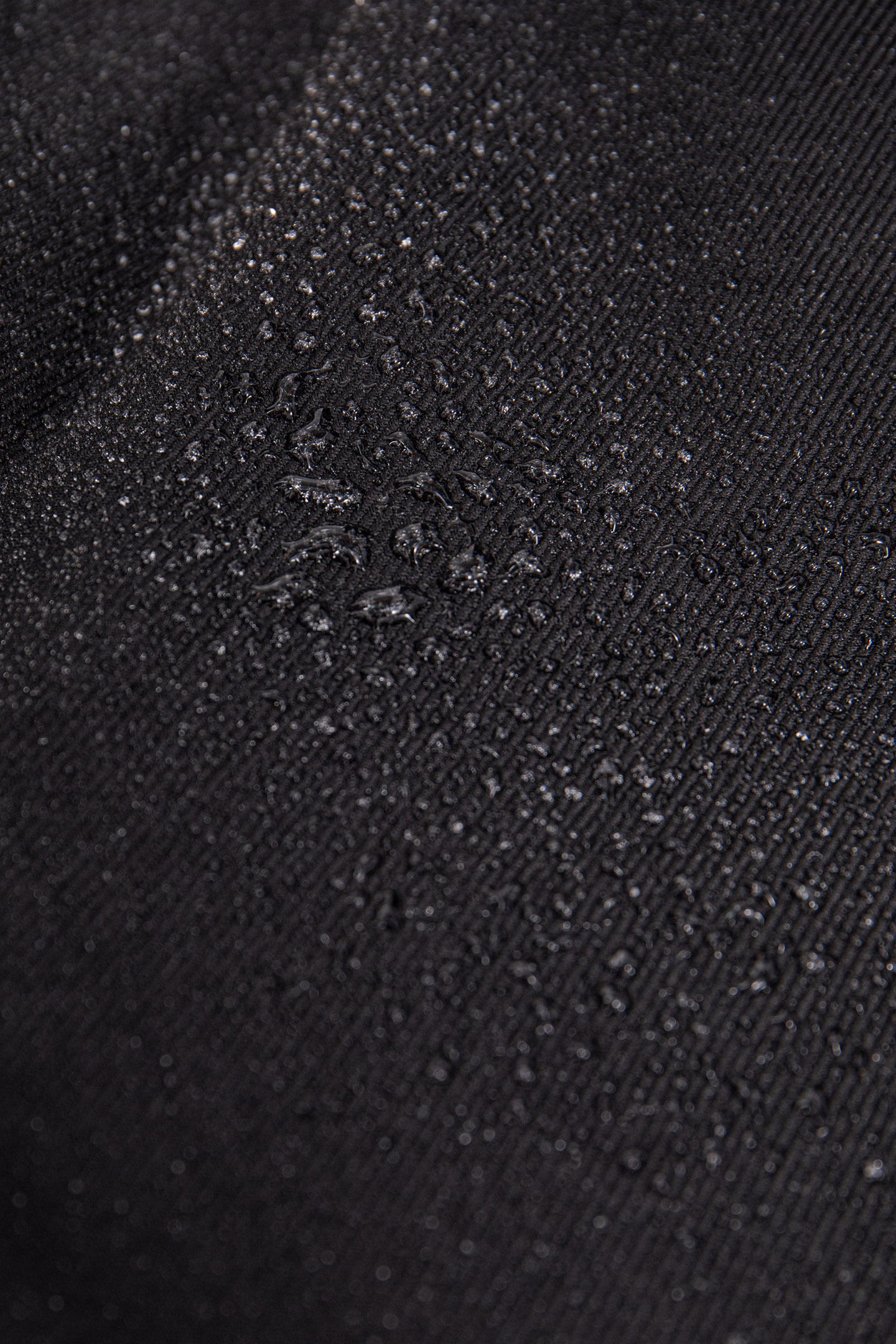 BLACK NYLON WATERPROOF JACKET WITH DETACHABLE HOOD 10