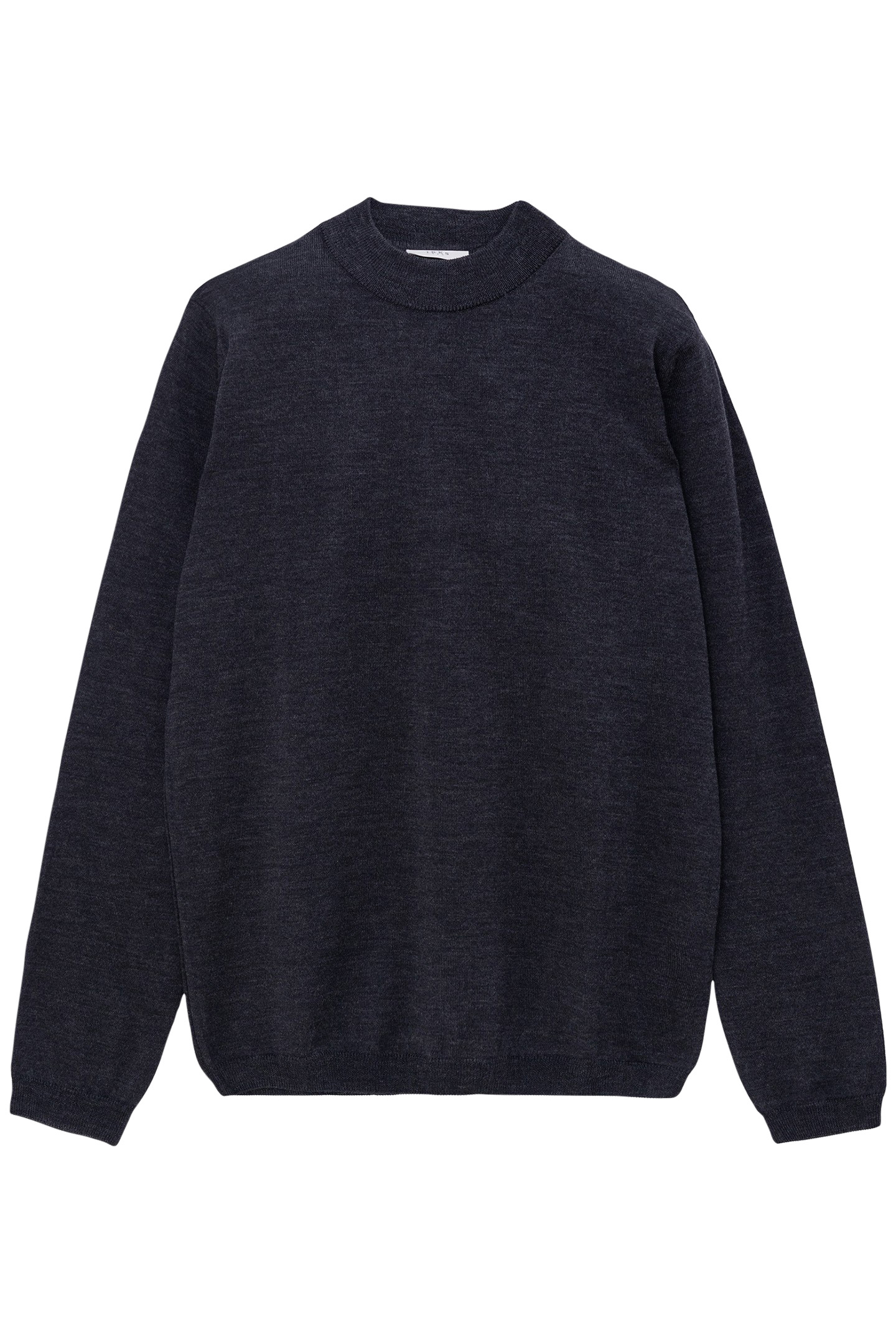 NAVY MOCK-NECK SWEATER 4