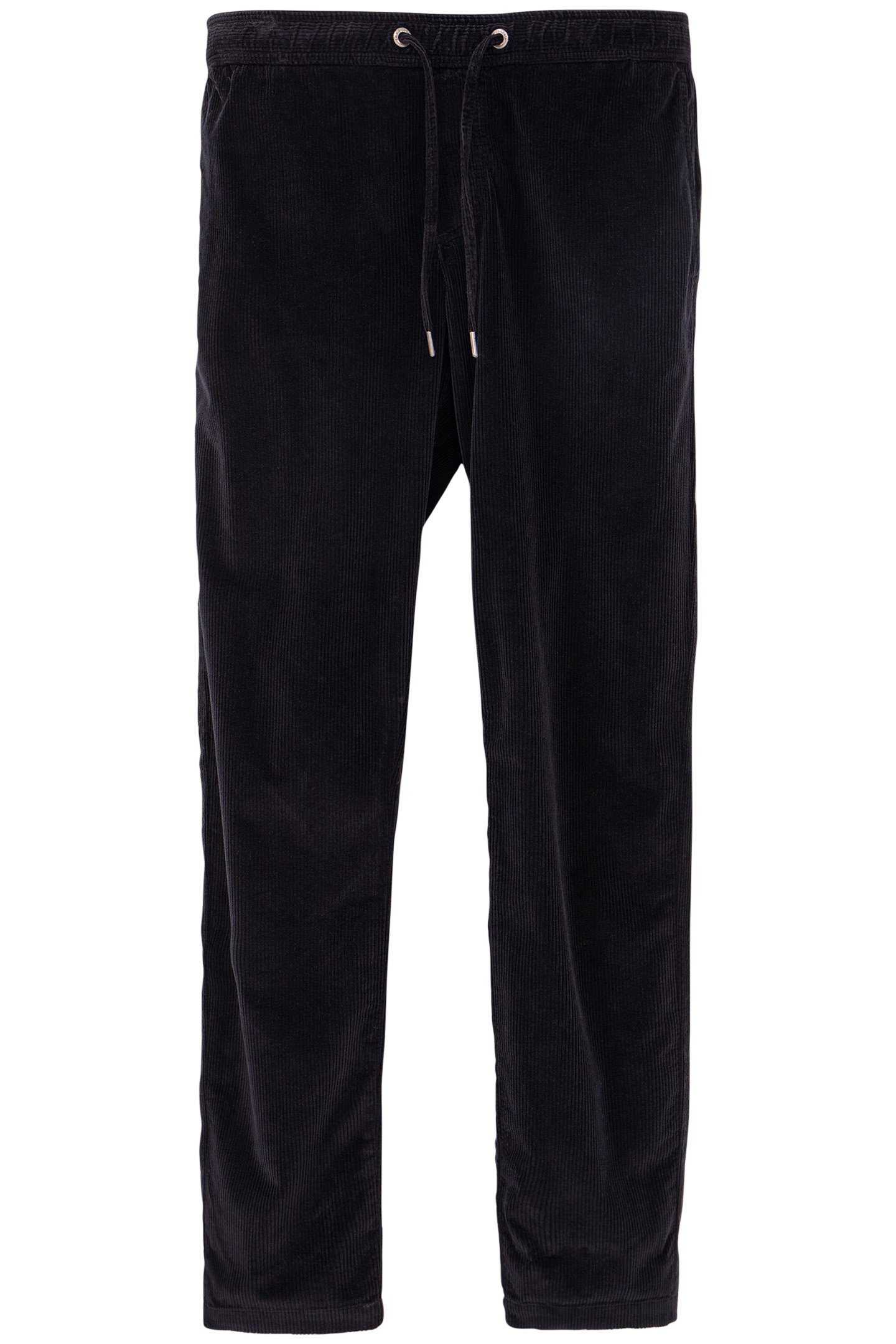 BLACK CORDUROY JOGPANTS 4