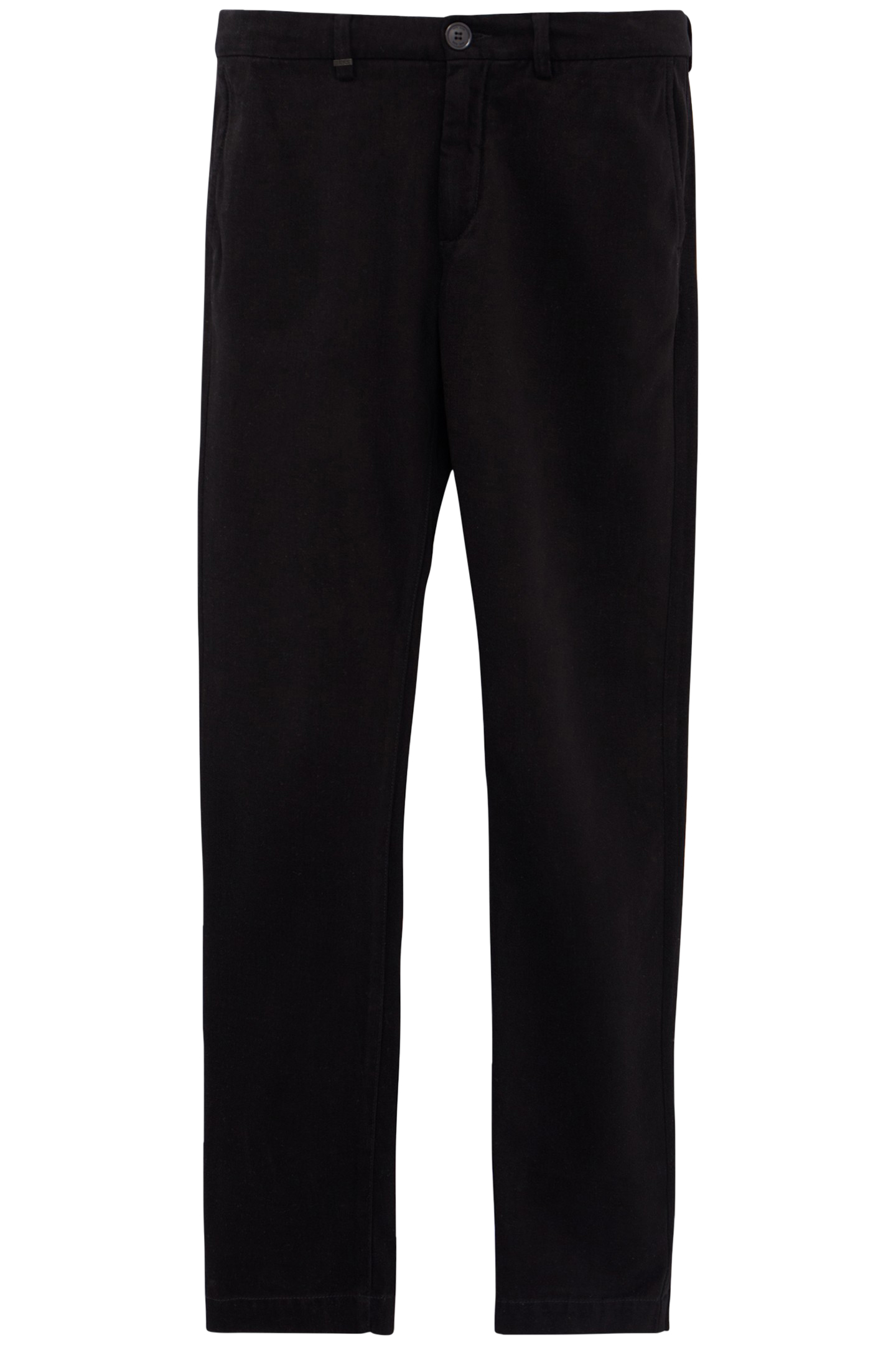 BLACK SLIM CHINO PANTS 4
