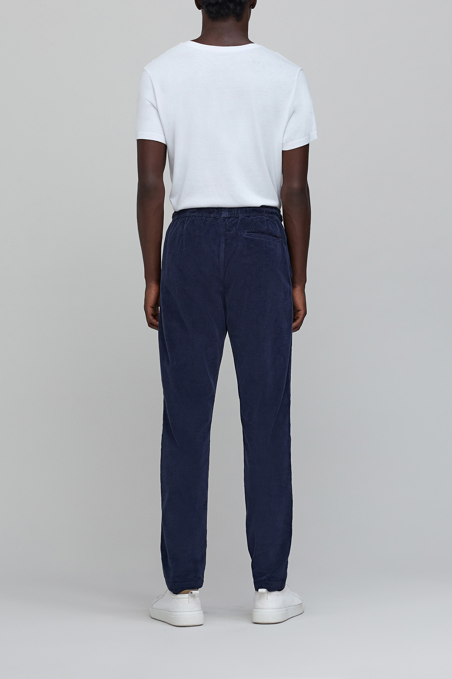 INDIGO CORDUROY JOGPANTS 4