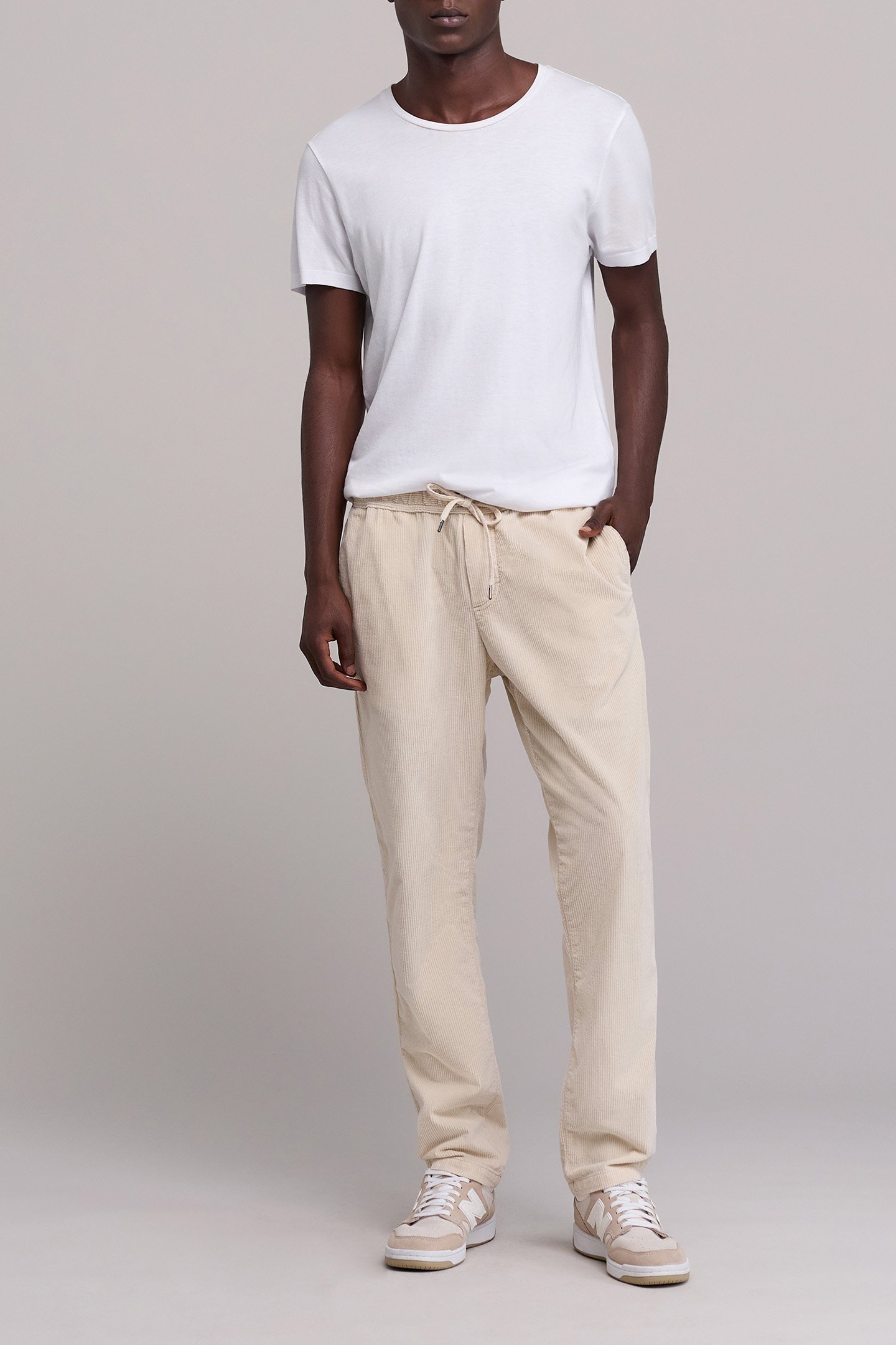COMFORT BEIGE CORDUROY PANT 3