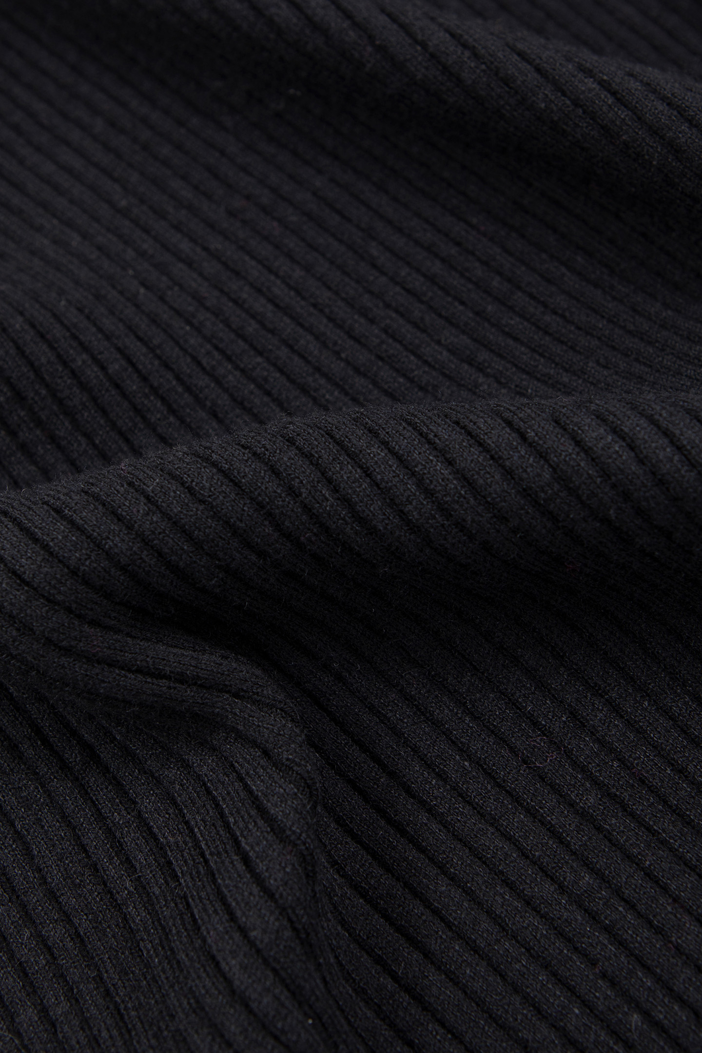 BLACK RIB-KNIT TUBE SKIRT 6