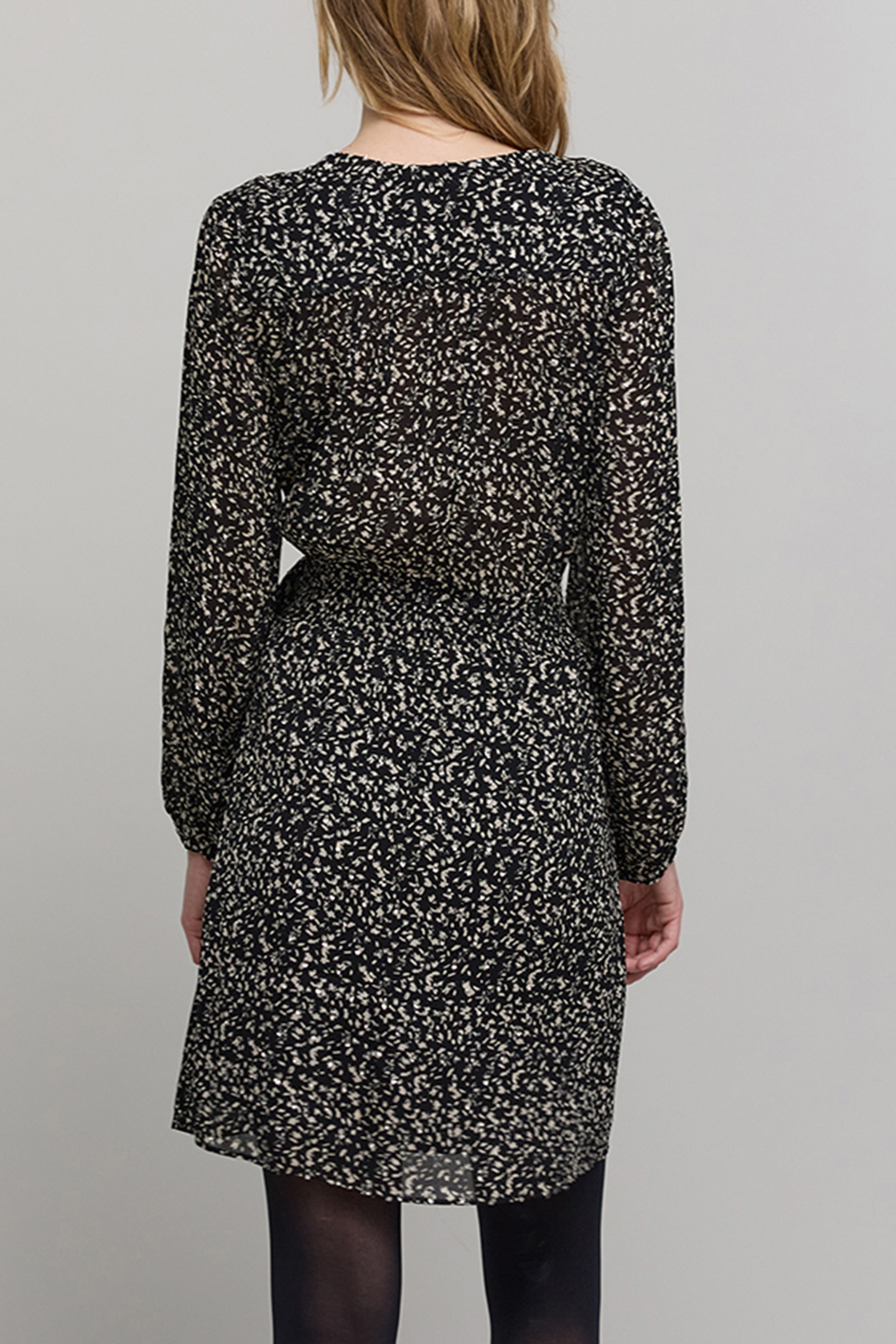 BLACK ROCK TACHIST PRINT WRAP DRESS 2