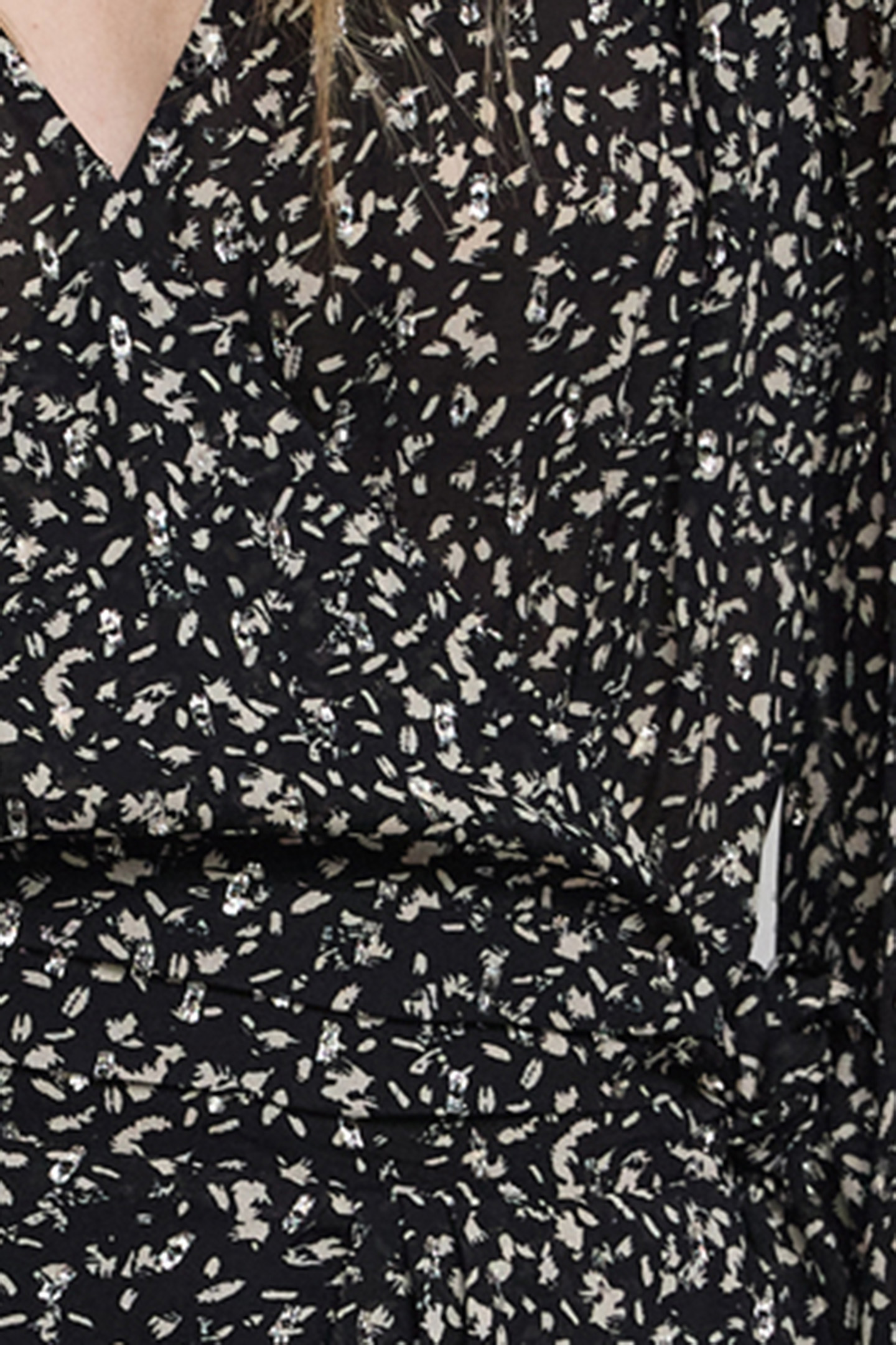 BLACK ROCK TACHIST PRINT WRAP DRESS 6