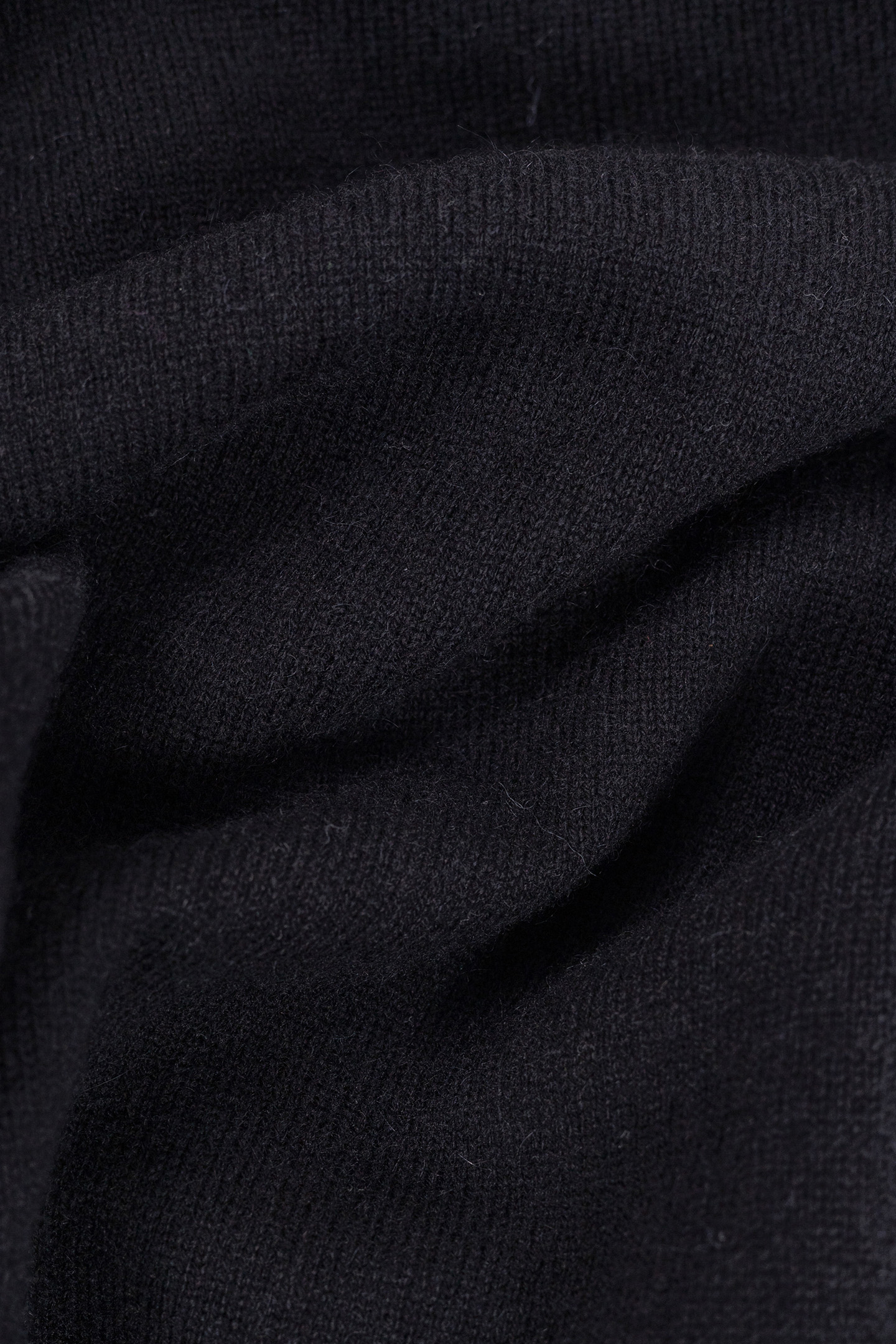 BLACK KNITTED CARDIGAN WITH STAR PATTERN SLEEVE 4