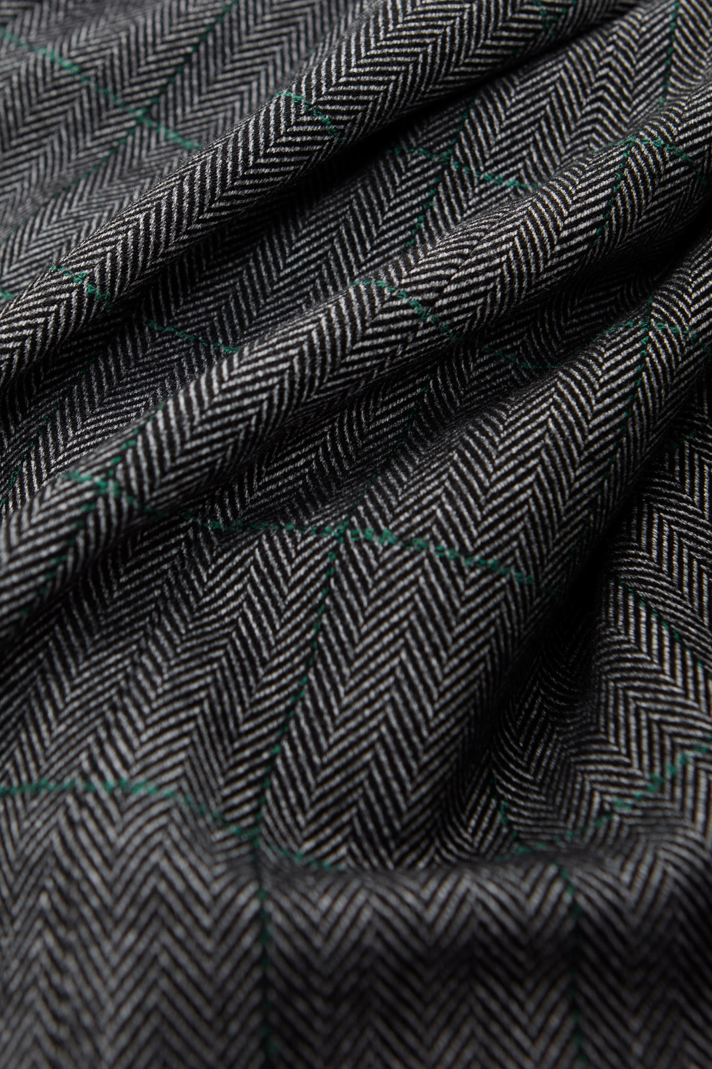 BLACK HERRINGBONE CHECK SUIT JACKET 7
