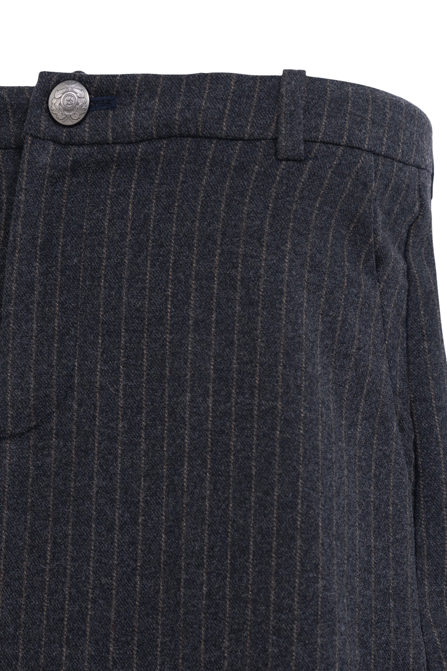 GRAY FLARE SUIT PANTS WITH TENNIS STRIPES 8