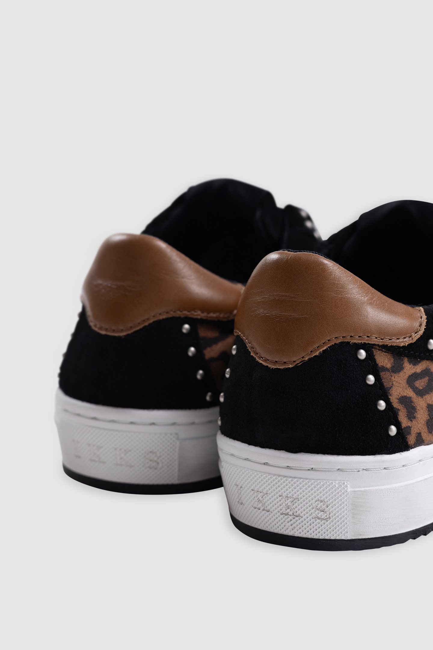 BROWN SUEDE LEOPARD PRINT TRAINERS 5