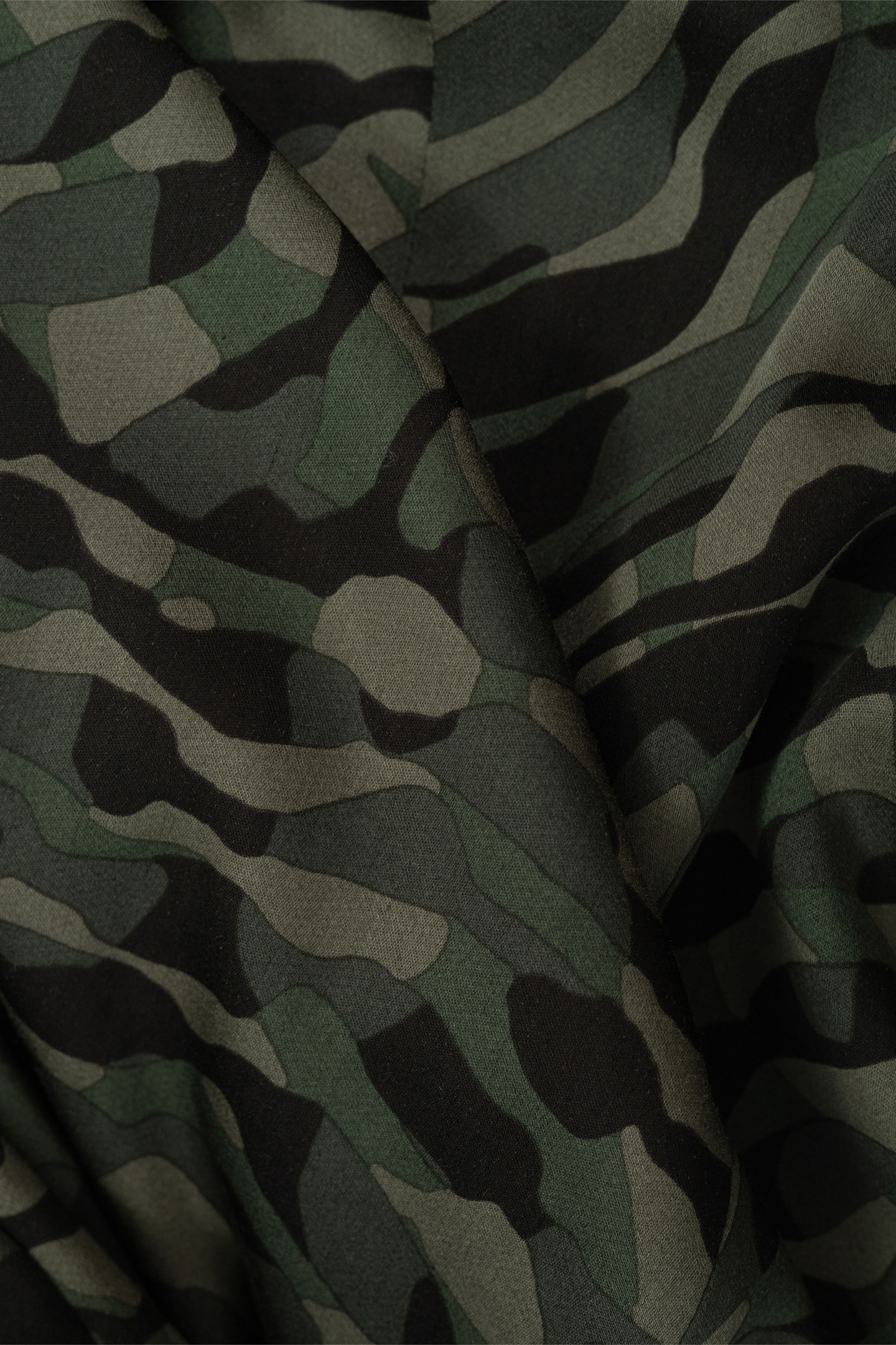 FLOWING KHAKI CAMOUFLAGE PRINT SUIT JACKET 7