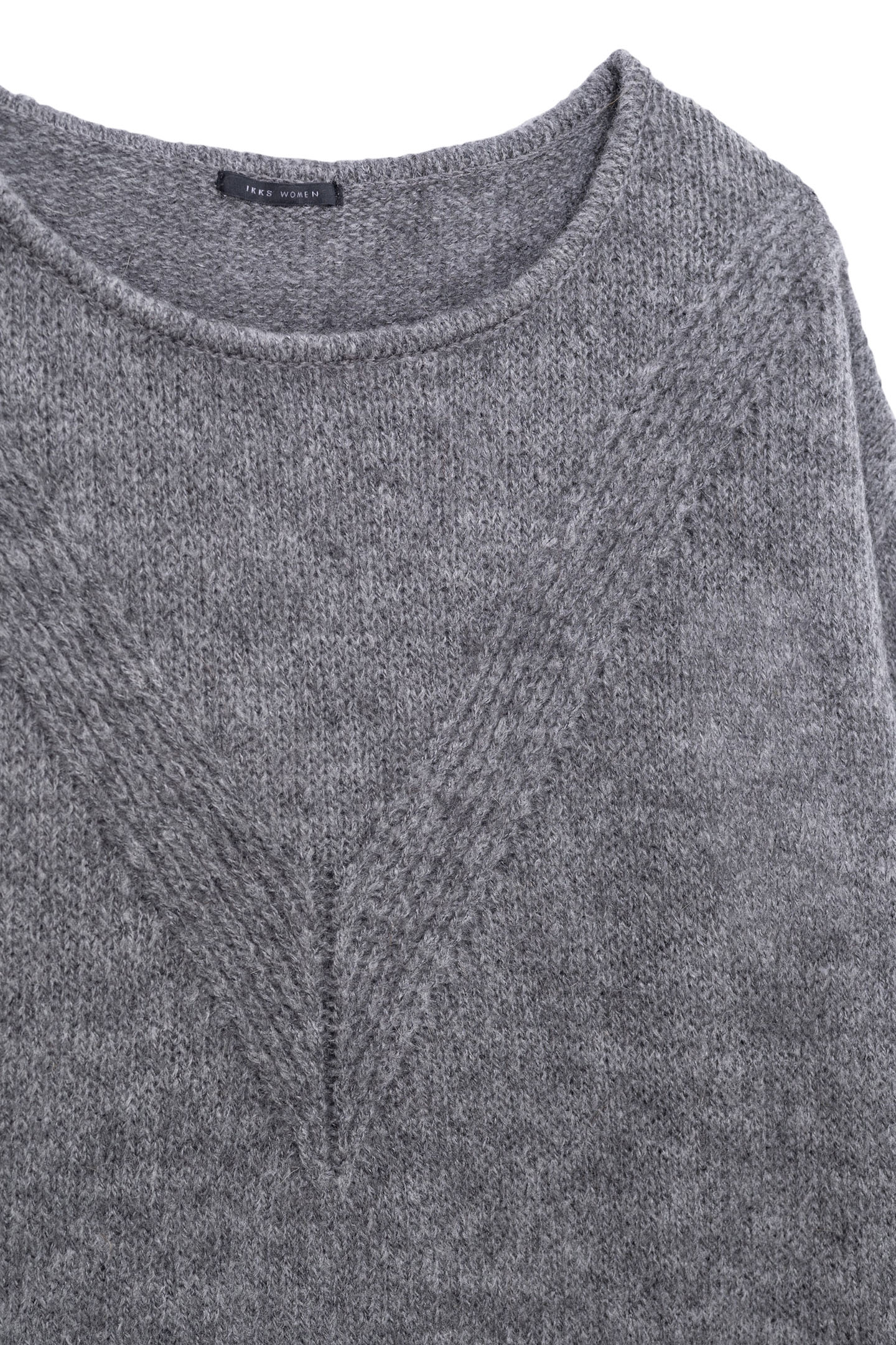 GREY HERRINGBONE KNIT SWEATER 8