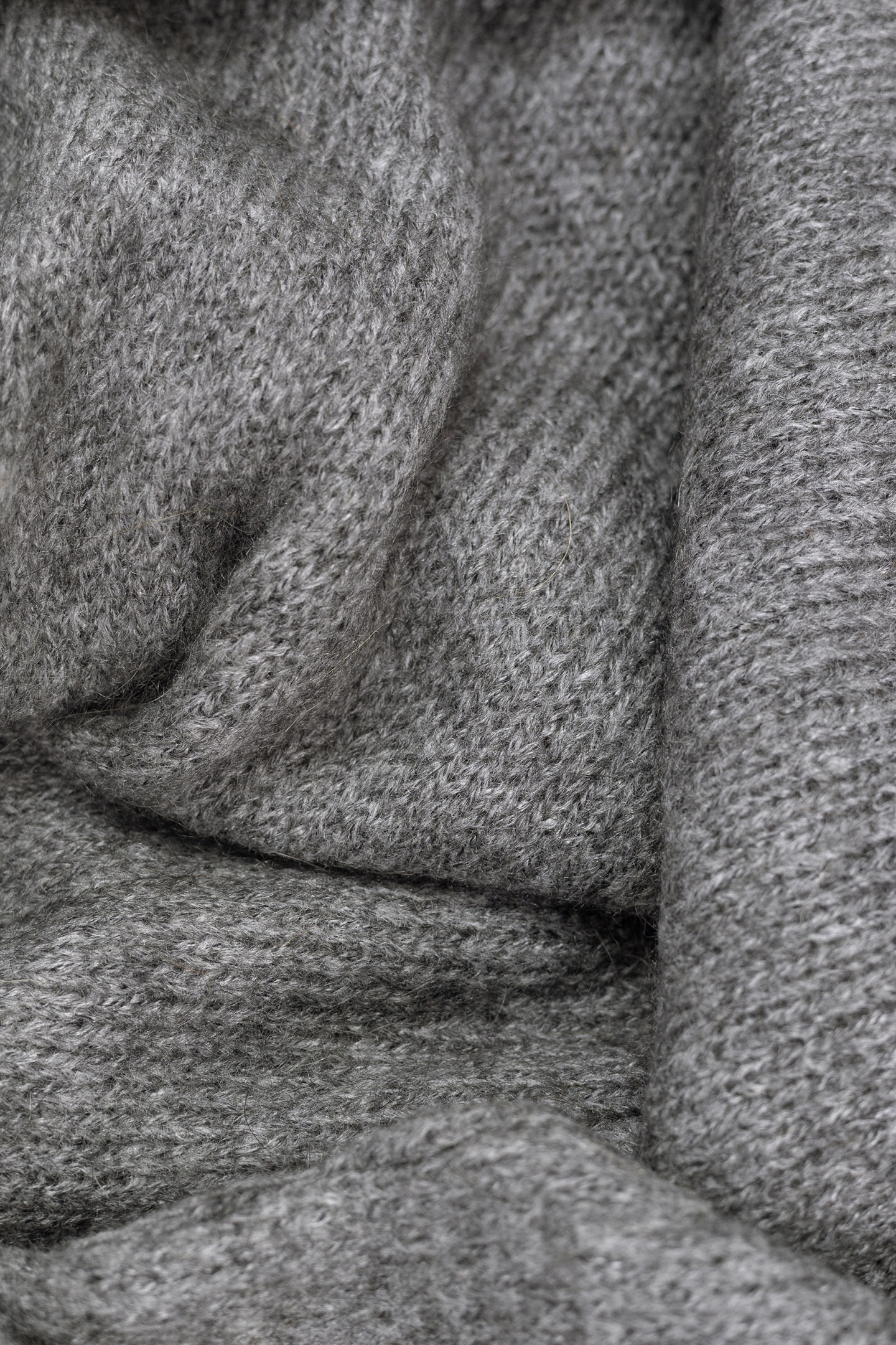 GREY HERRINGBONE KNIT SWEATER 9