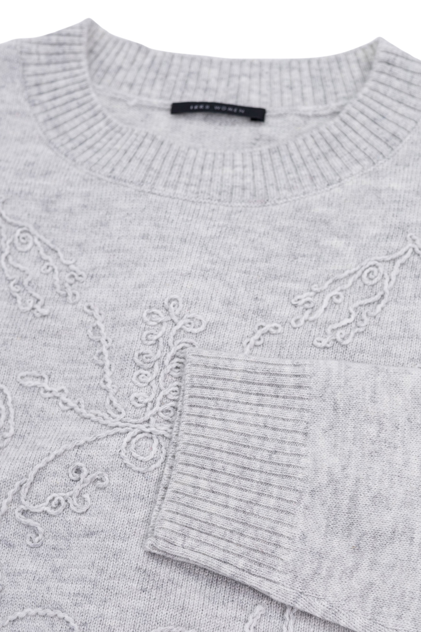 GREY KNIT SKULL SWEATER 7