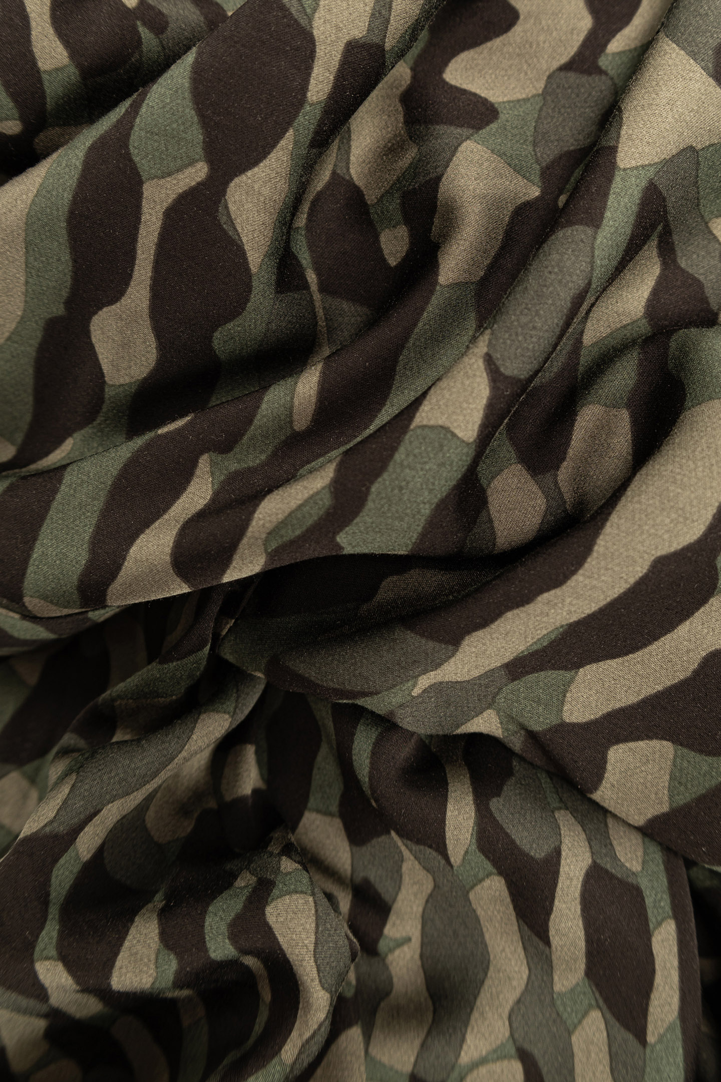 KHAKI CAMOUFLAGE PRINT DRESS 6