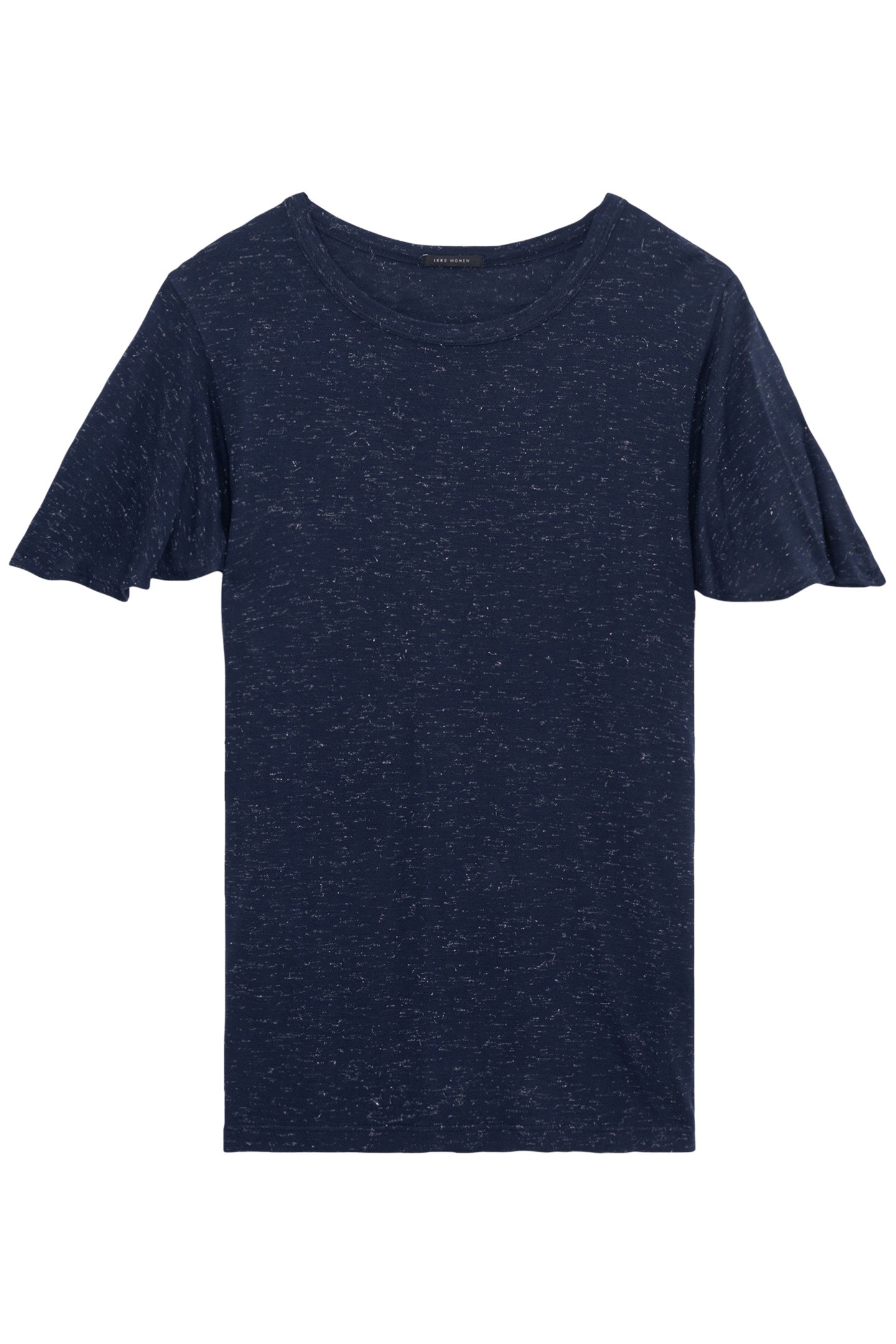 NAVY KNIT TEE WITH LUREX FABRIC by IKKS