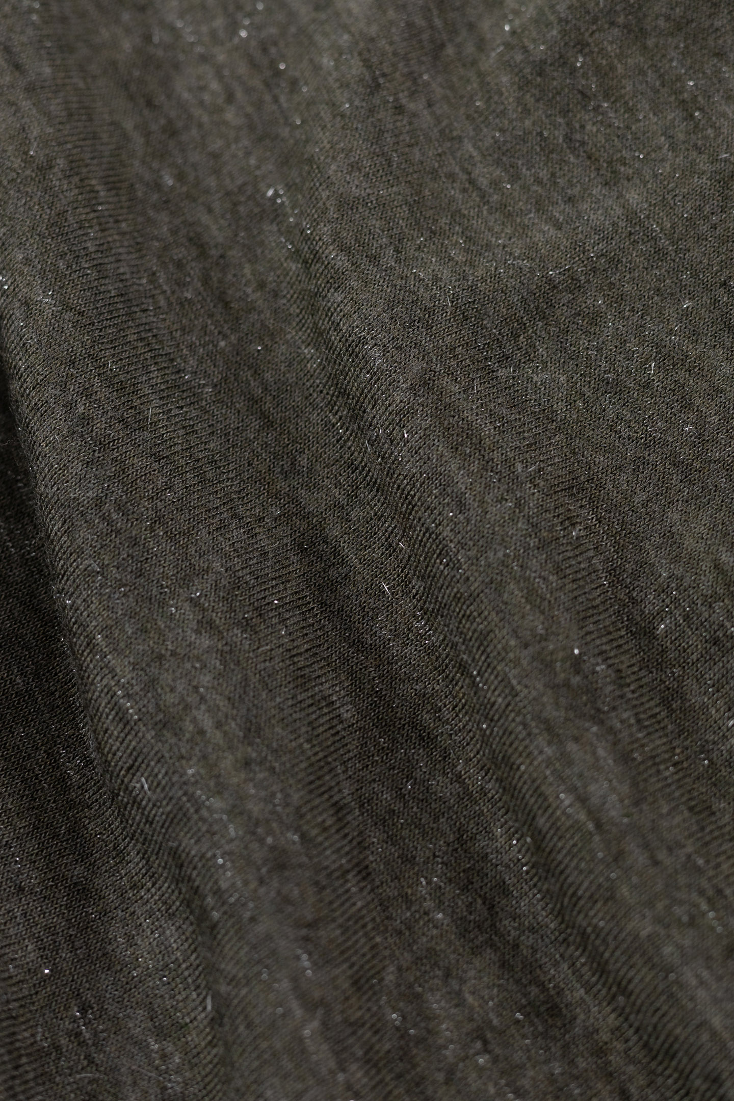 KHAKI LUREX KNIT TEE 4