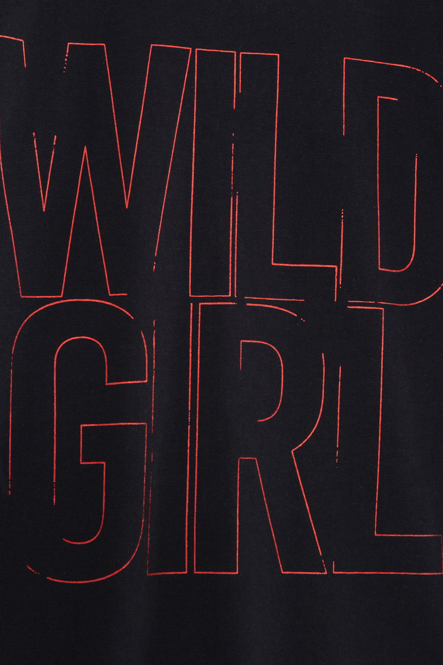 BLACK FUZZY TEE-SHIRT 2