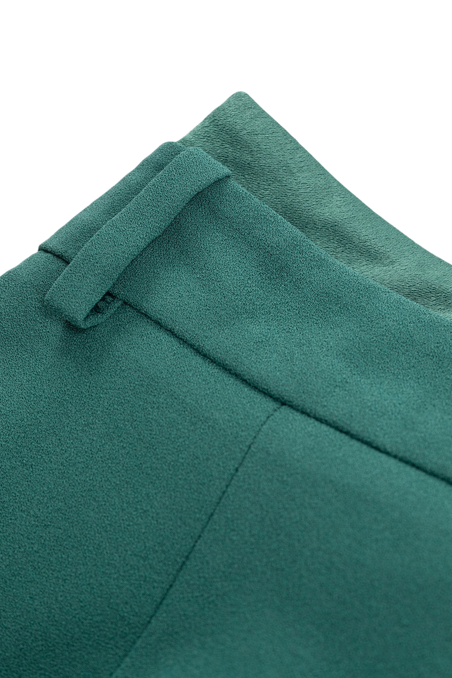 WIDE EMERALD DOUBLE-BREASTED SUIT PANTS 5