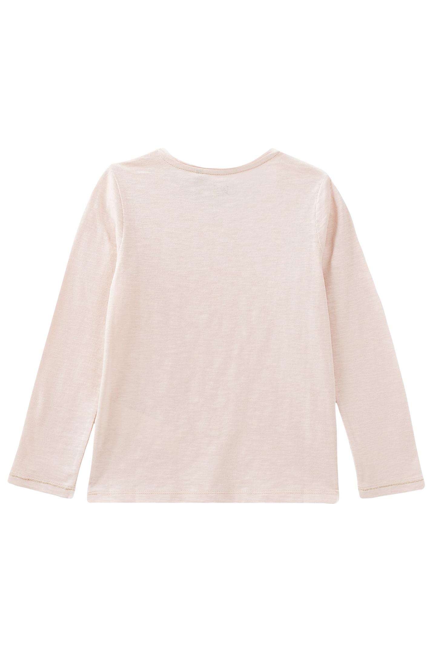 GIRLS’ POWDER PINK ESSENTIALS EMBROIDERED IKKS T.SHIRT 2