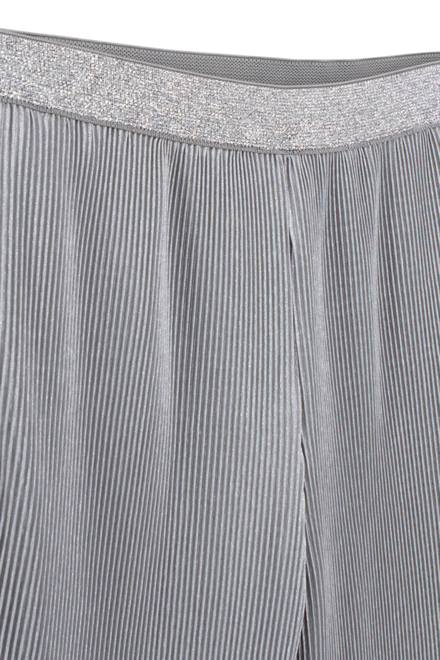 GIRLS’ SILVERY PLEATED WIDE-LEG TROUSERS 4