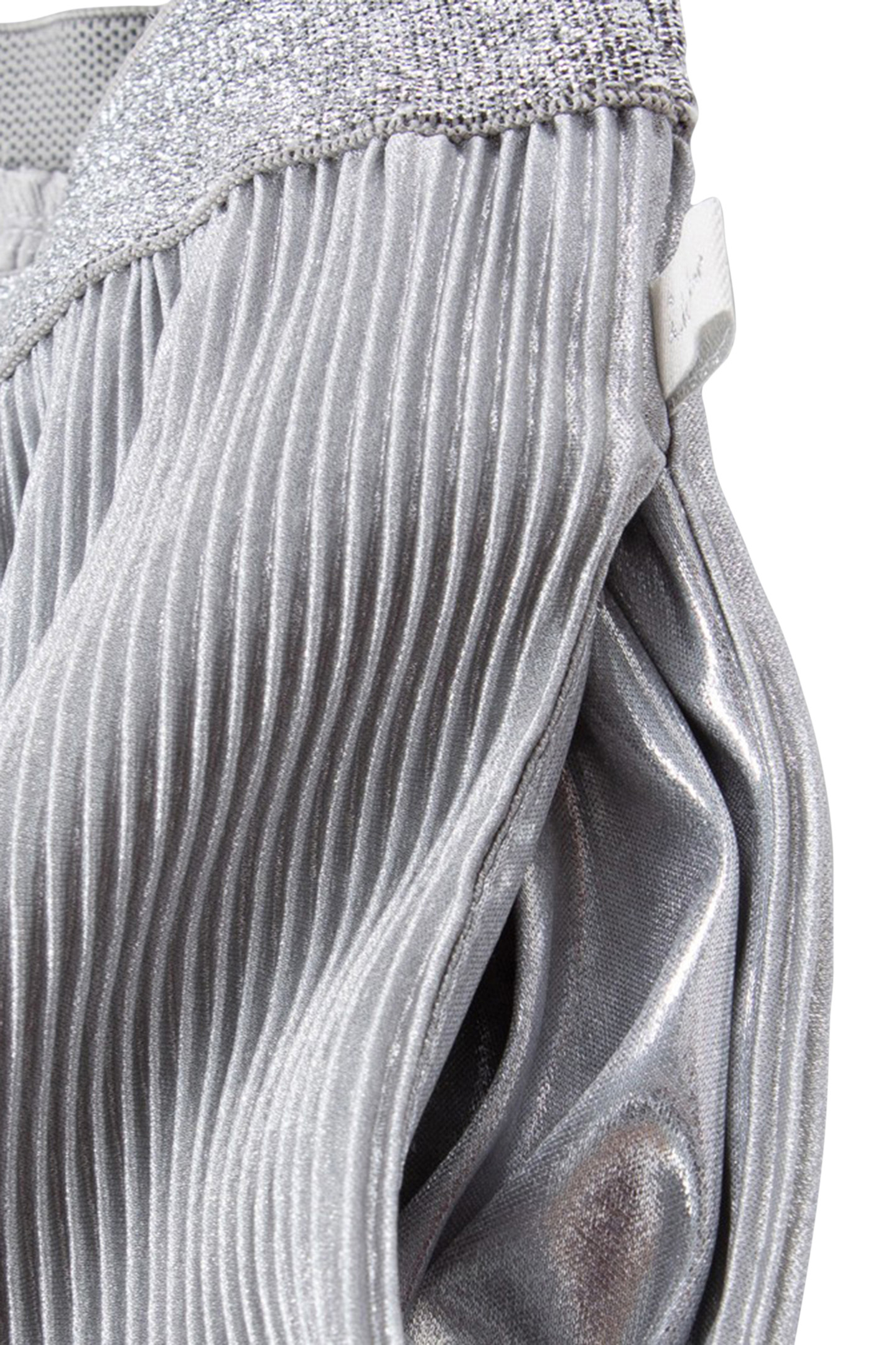 GIRLS’ SILVERY PLEATED WIDE-LEG TROUSERS 6