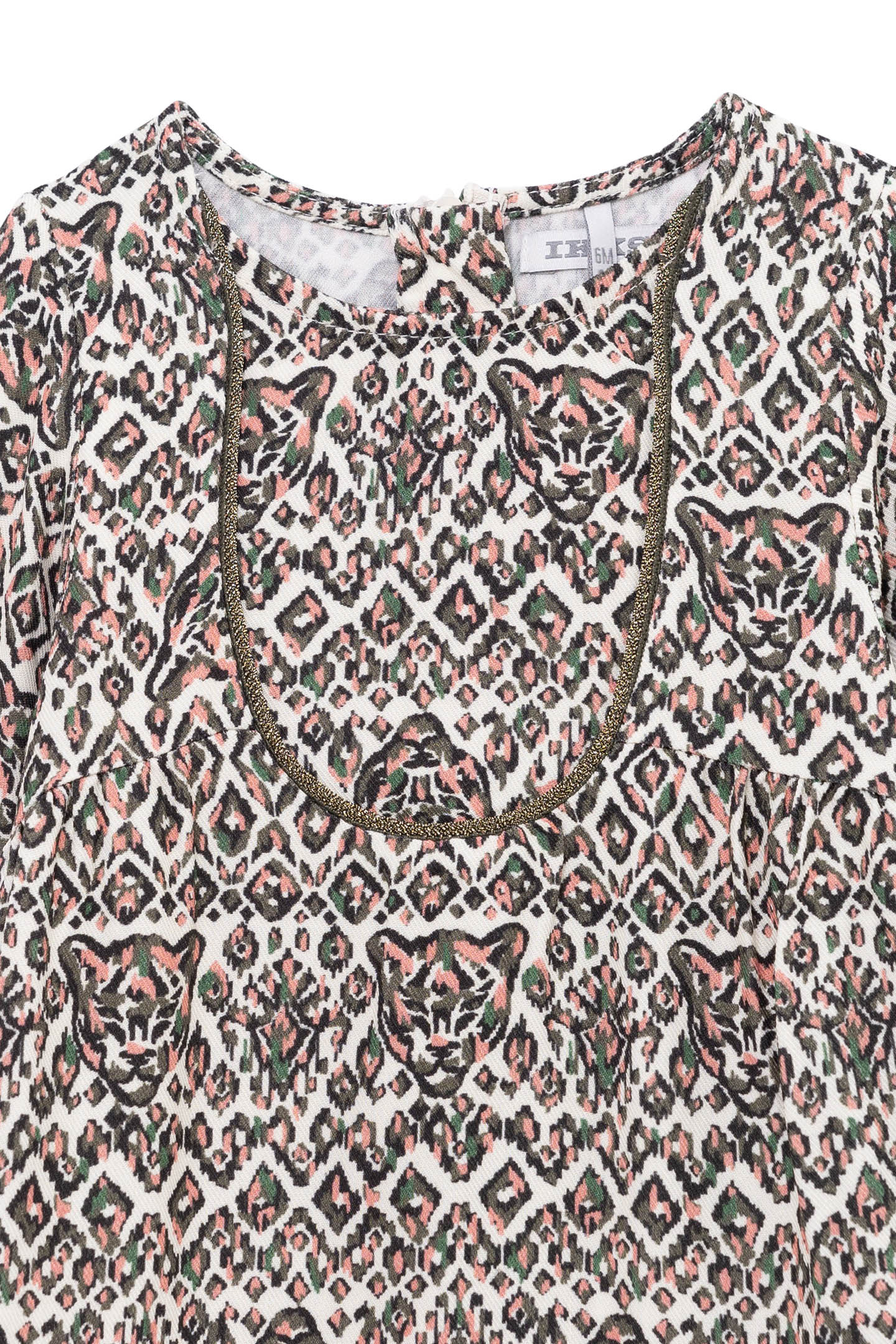 ECRU DRESS LENZING™ ECOVERO™ ETHNIC BABY GIRL 5