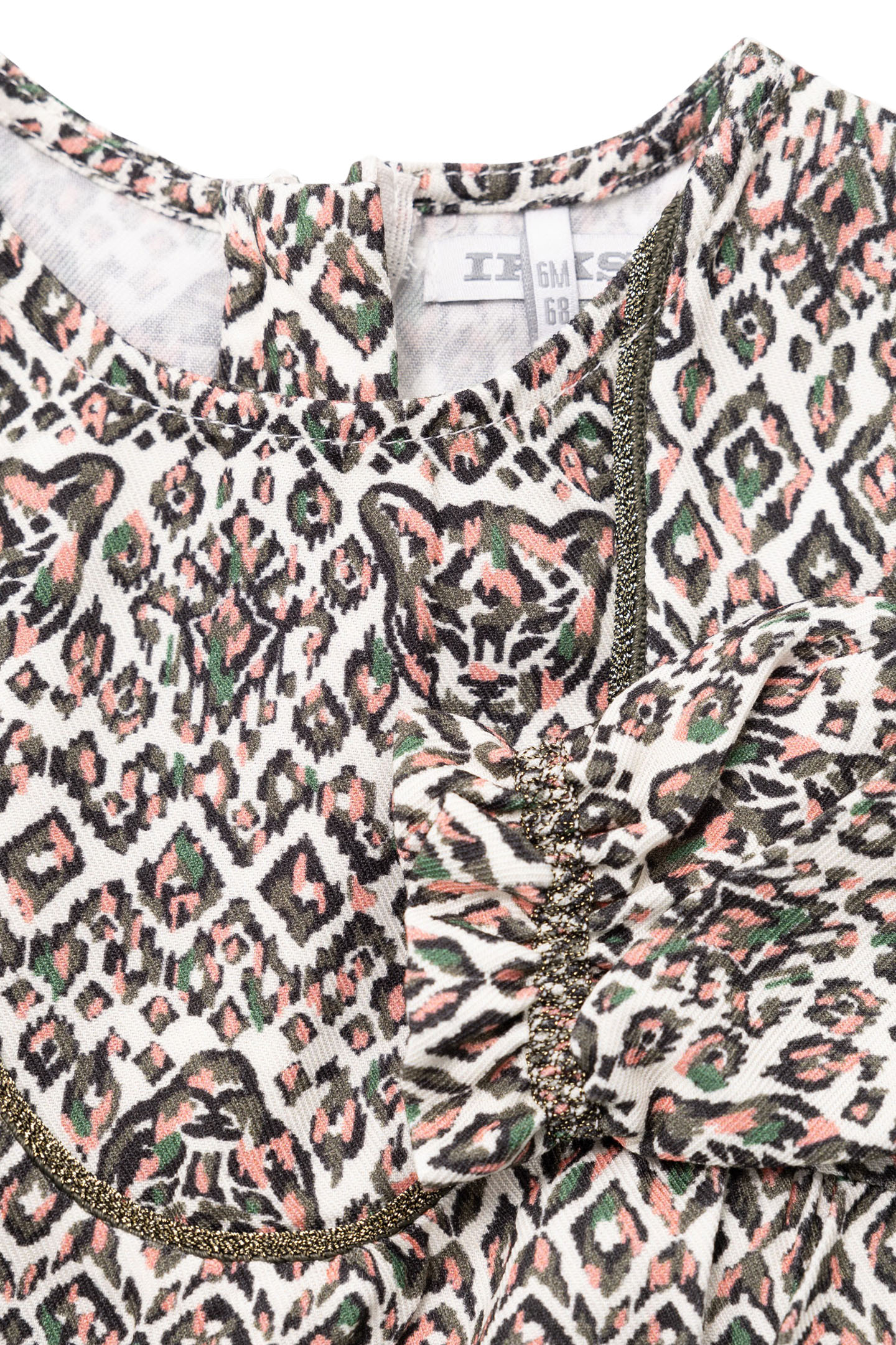 ECRU DRESS LENZING™ ECOVERO™ ETHNIC BABY GIRL 7