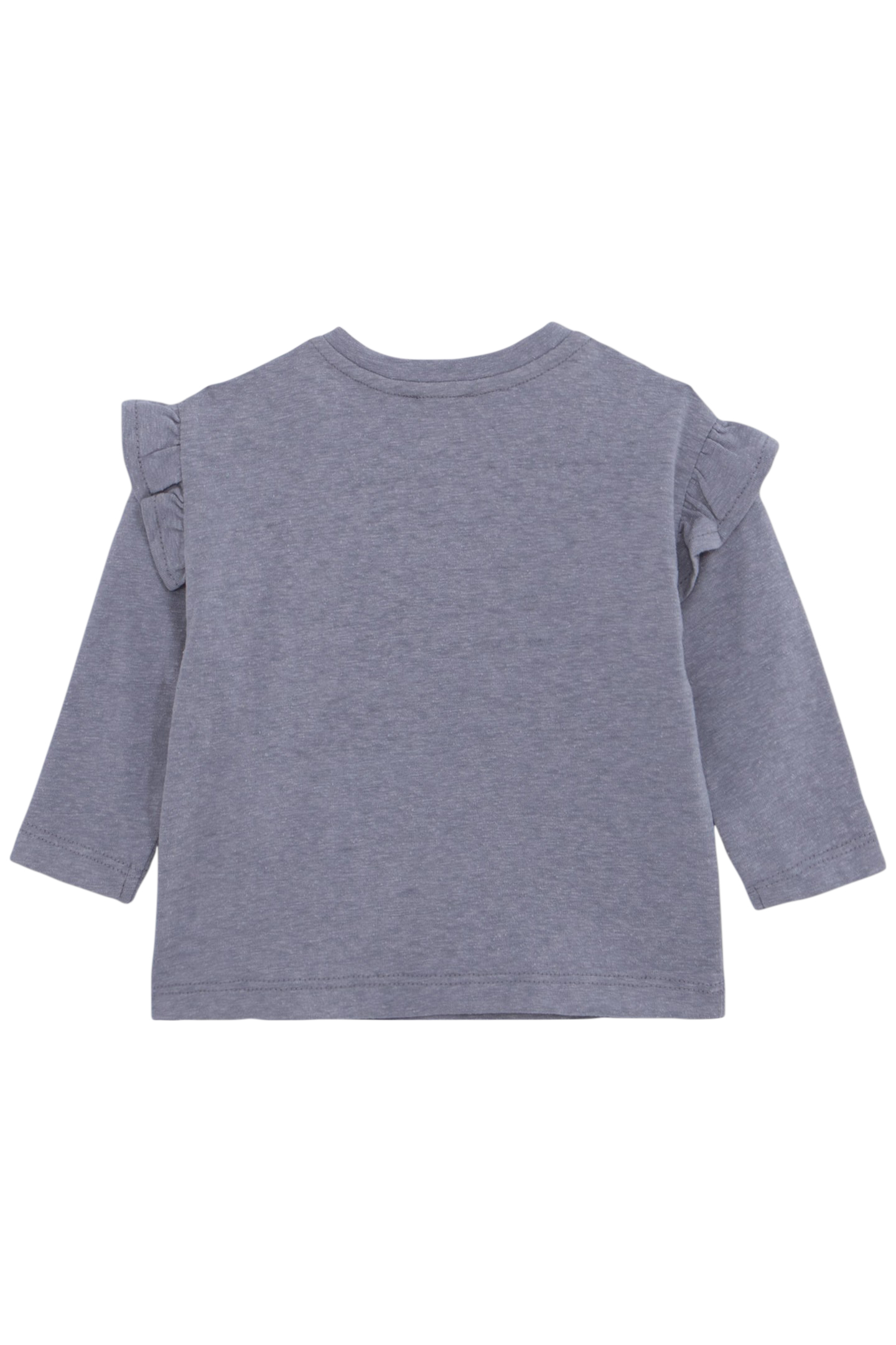 BLUE T-SHIRT FLOCKED WITH BABY GIRL MESSAGE 2